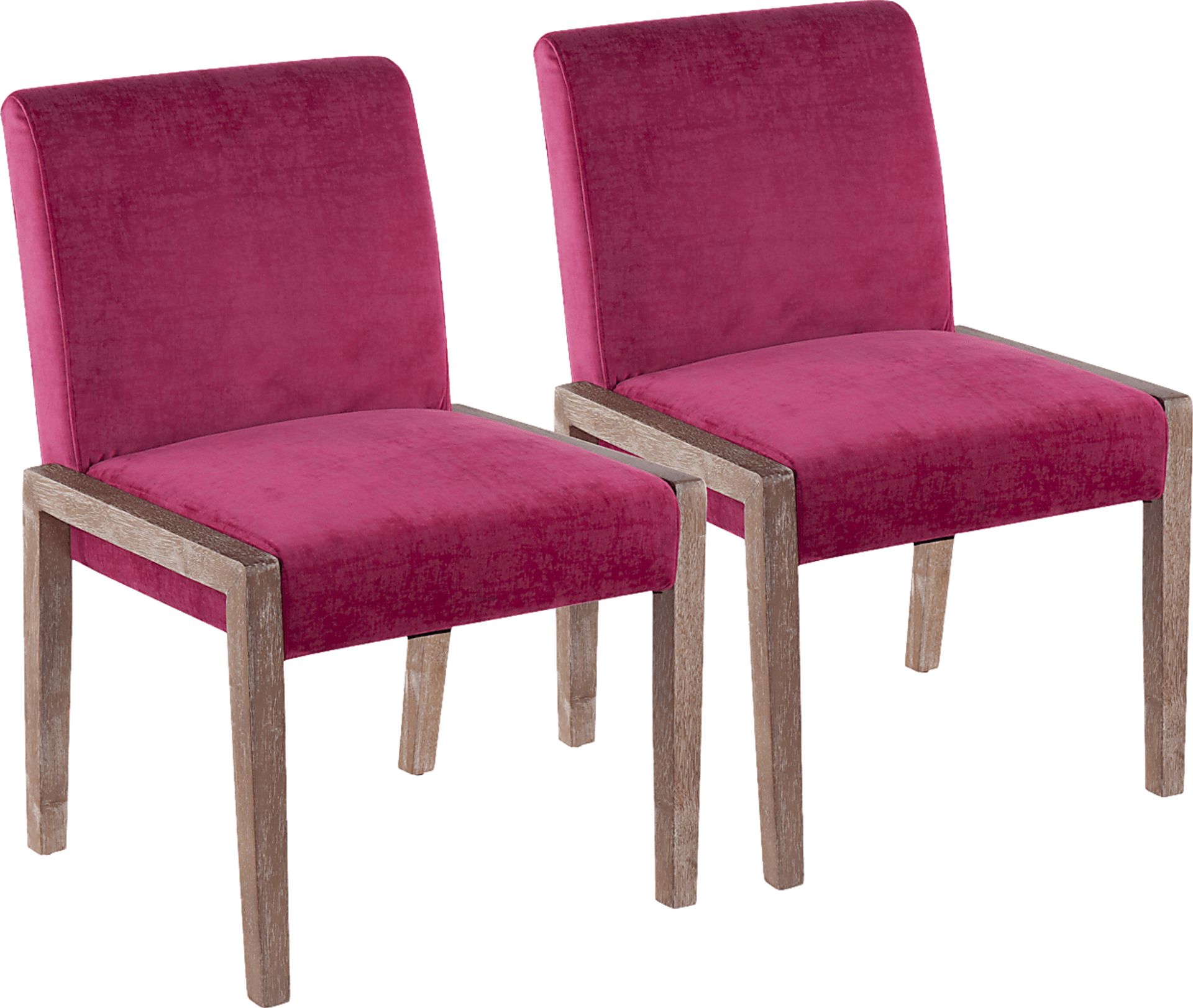 Dobester II Pink Side Chair, Set of 2 - Image 1