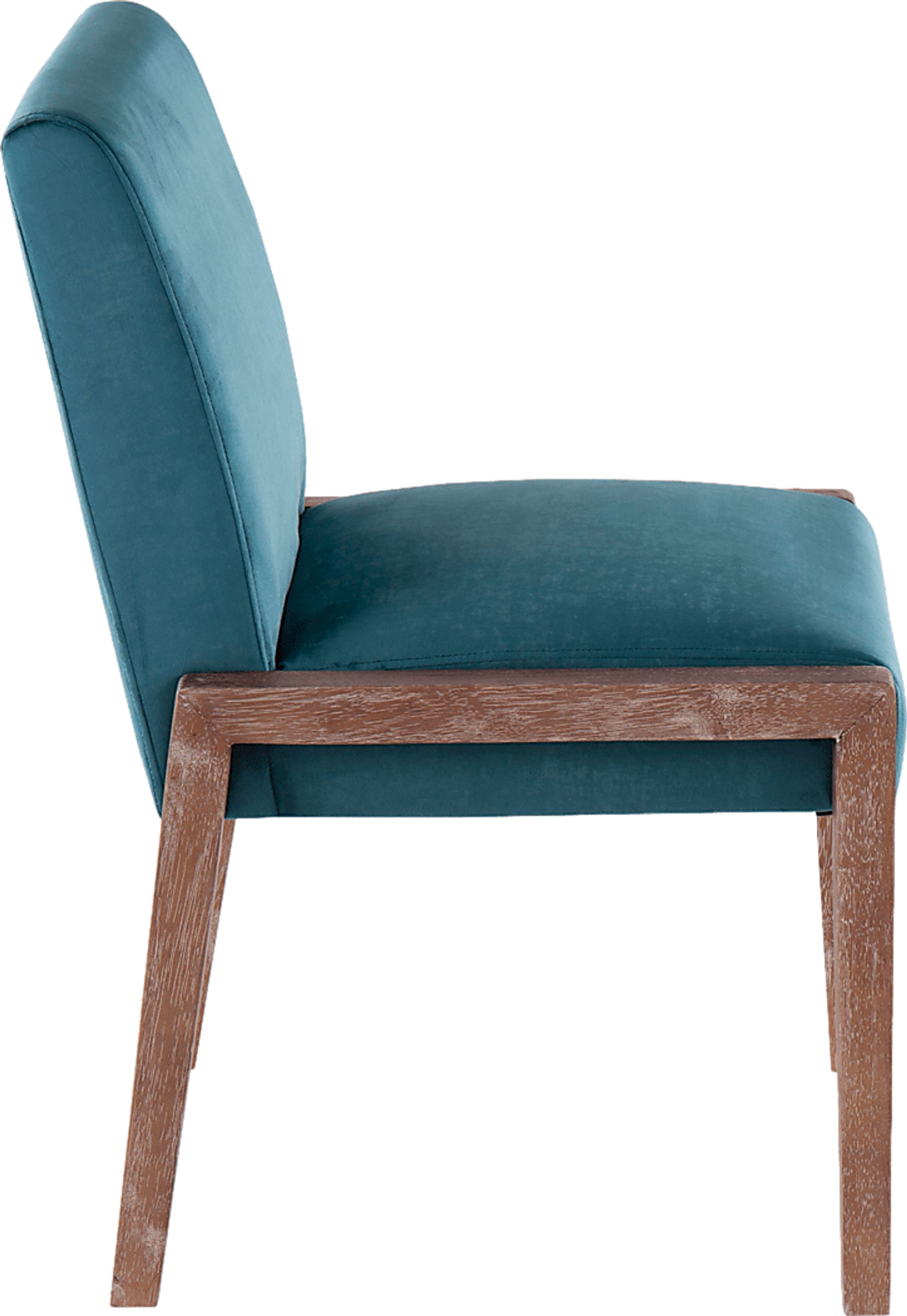 Dobester II Teal Side Chair, Set of 2 - Image 6