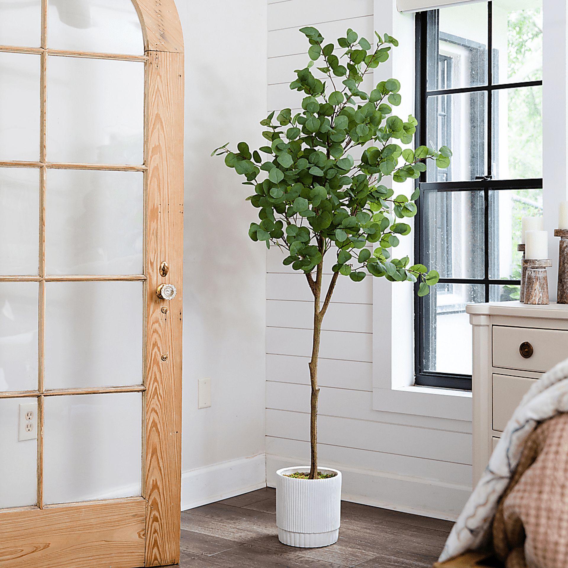 Docena Green Tree with Planter - Image 2