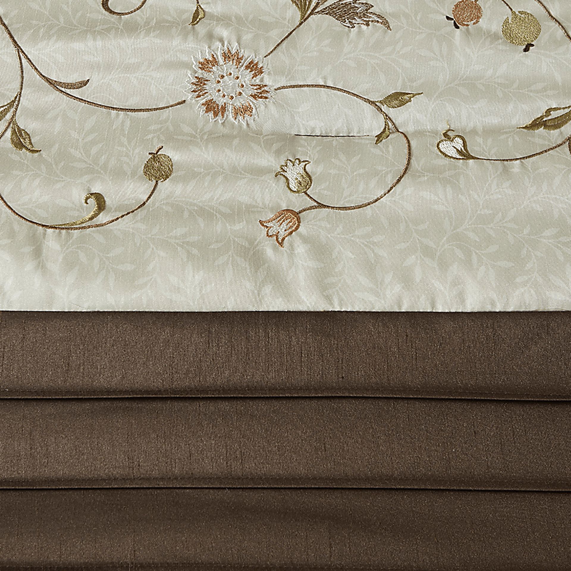Dodt Green Brown 7 Pc Queen Comforter Set - Image 5
