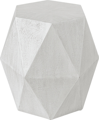 Dodt White Accent Table