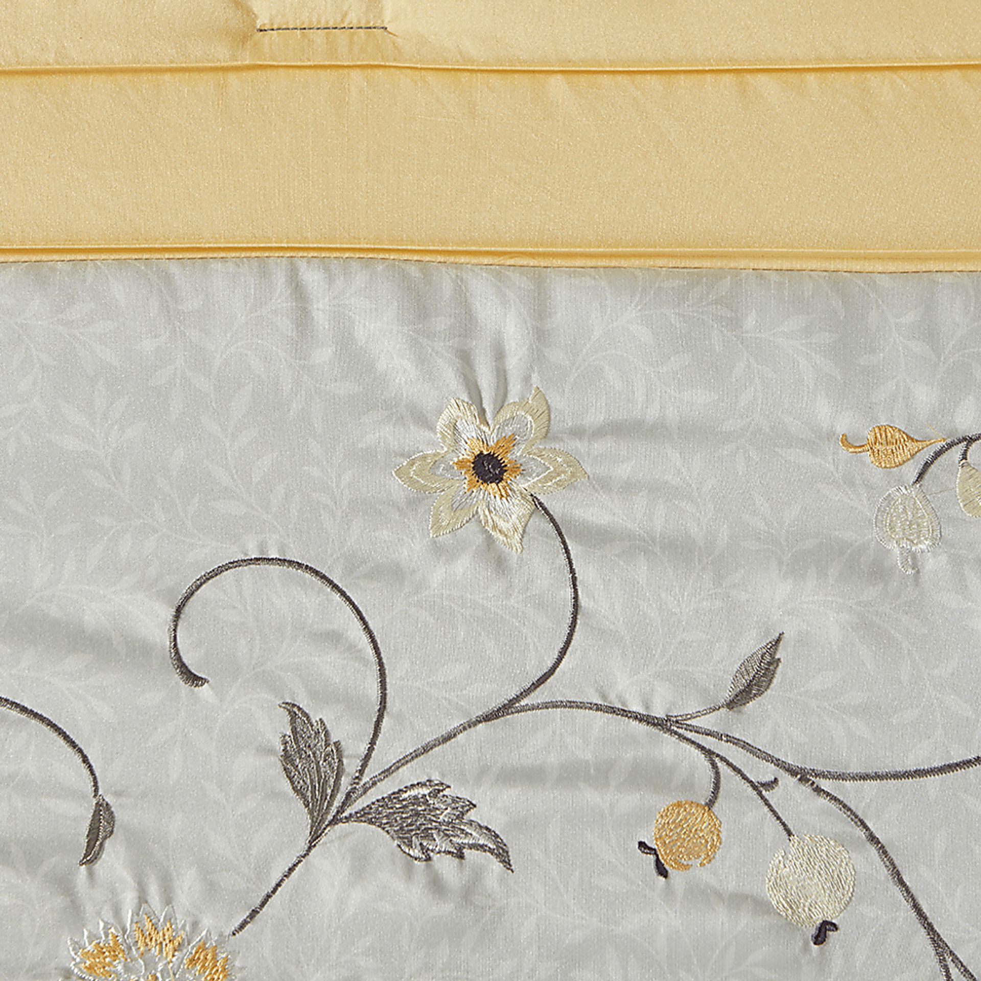 Dodt Yellow Gray 7 Pc King Comforter Set - Image 5