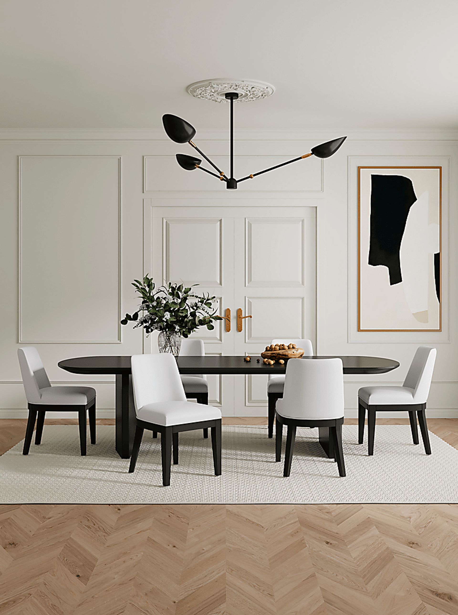 Doescher Cream Dining Chair, Set of 2 - Image 2