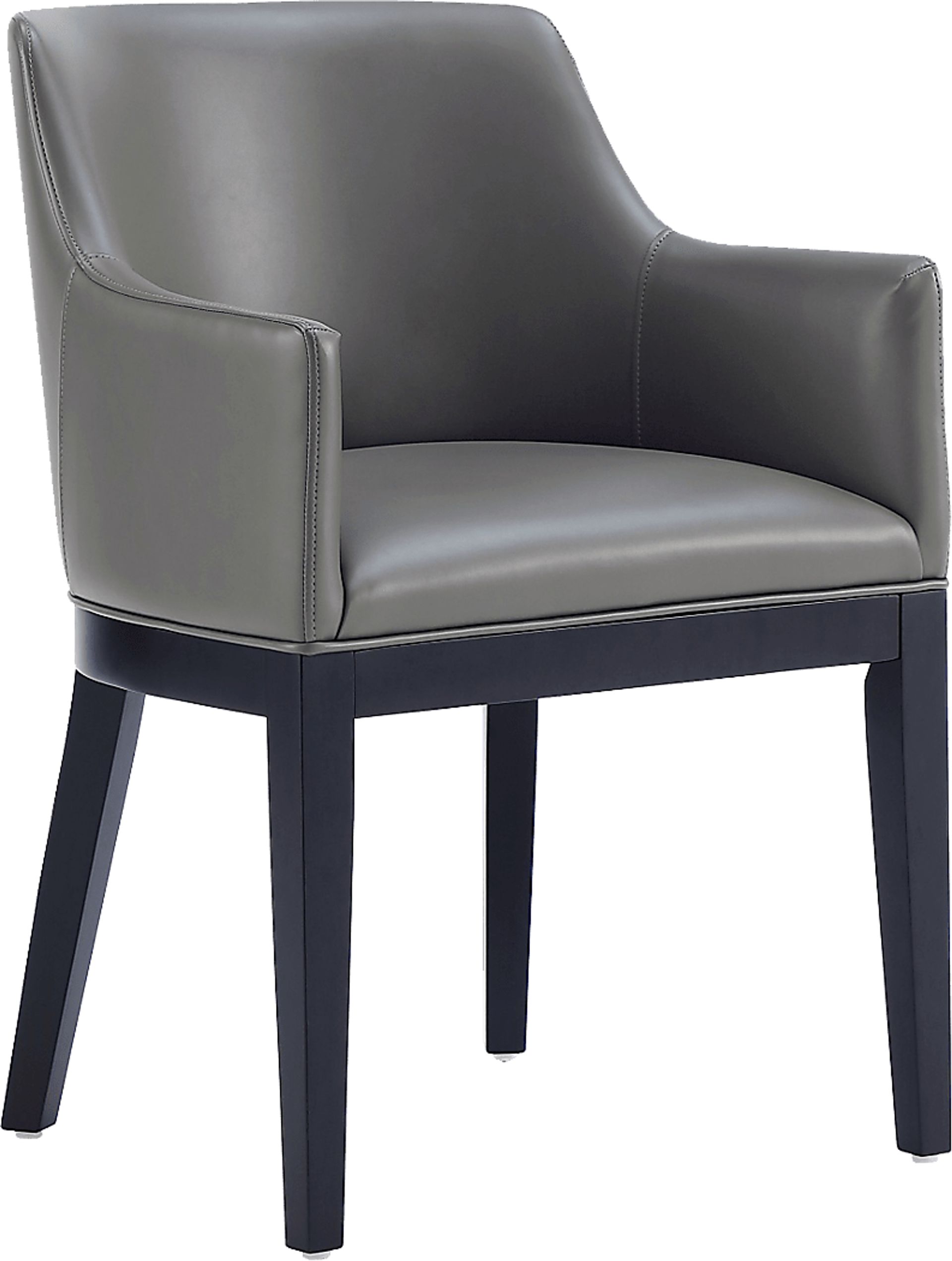 Doescher Gray Arm Chair - Image 1