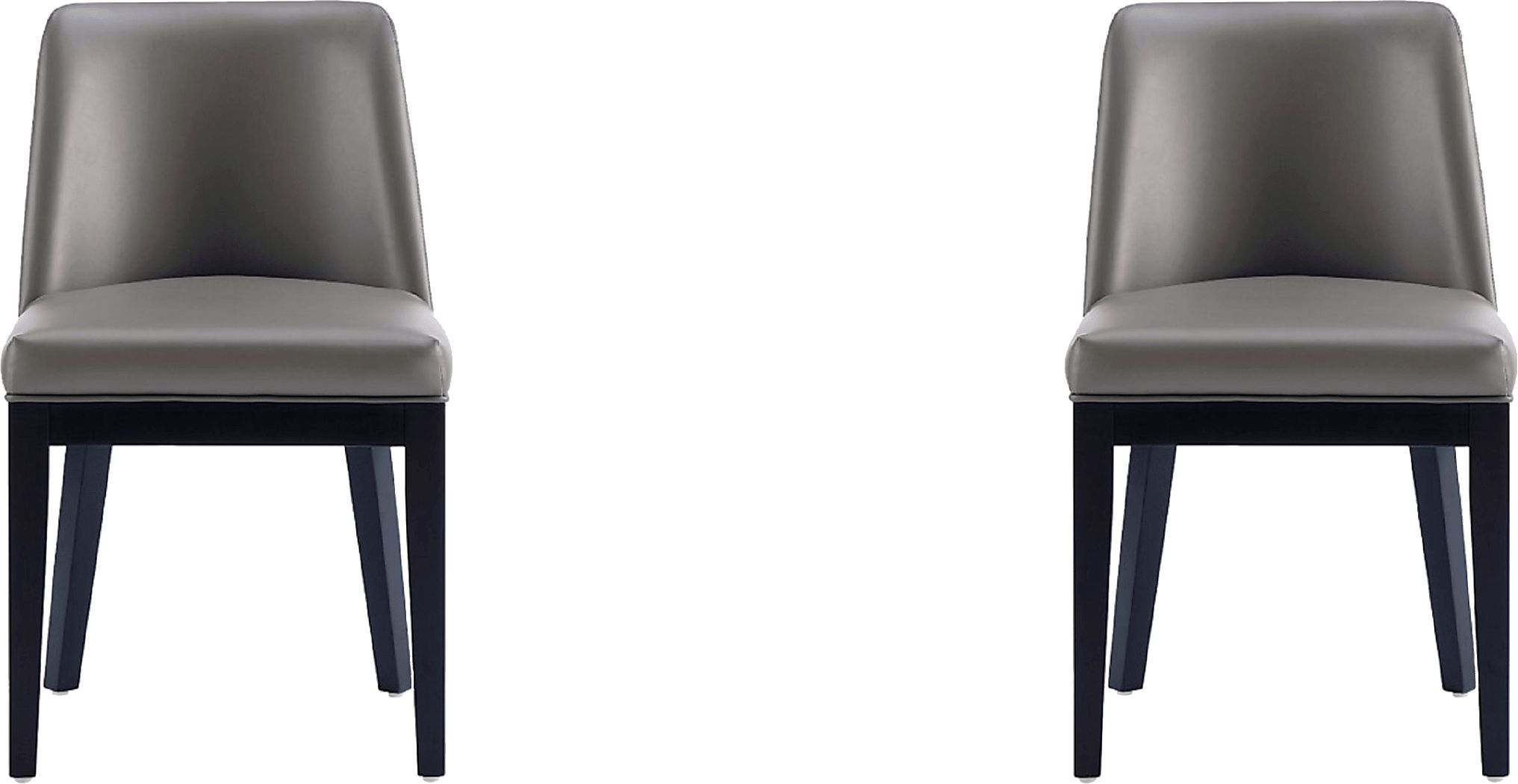 Doescher Gray Dining Chair, Set of 2