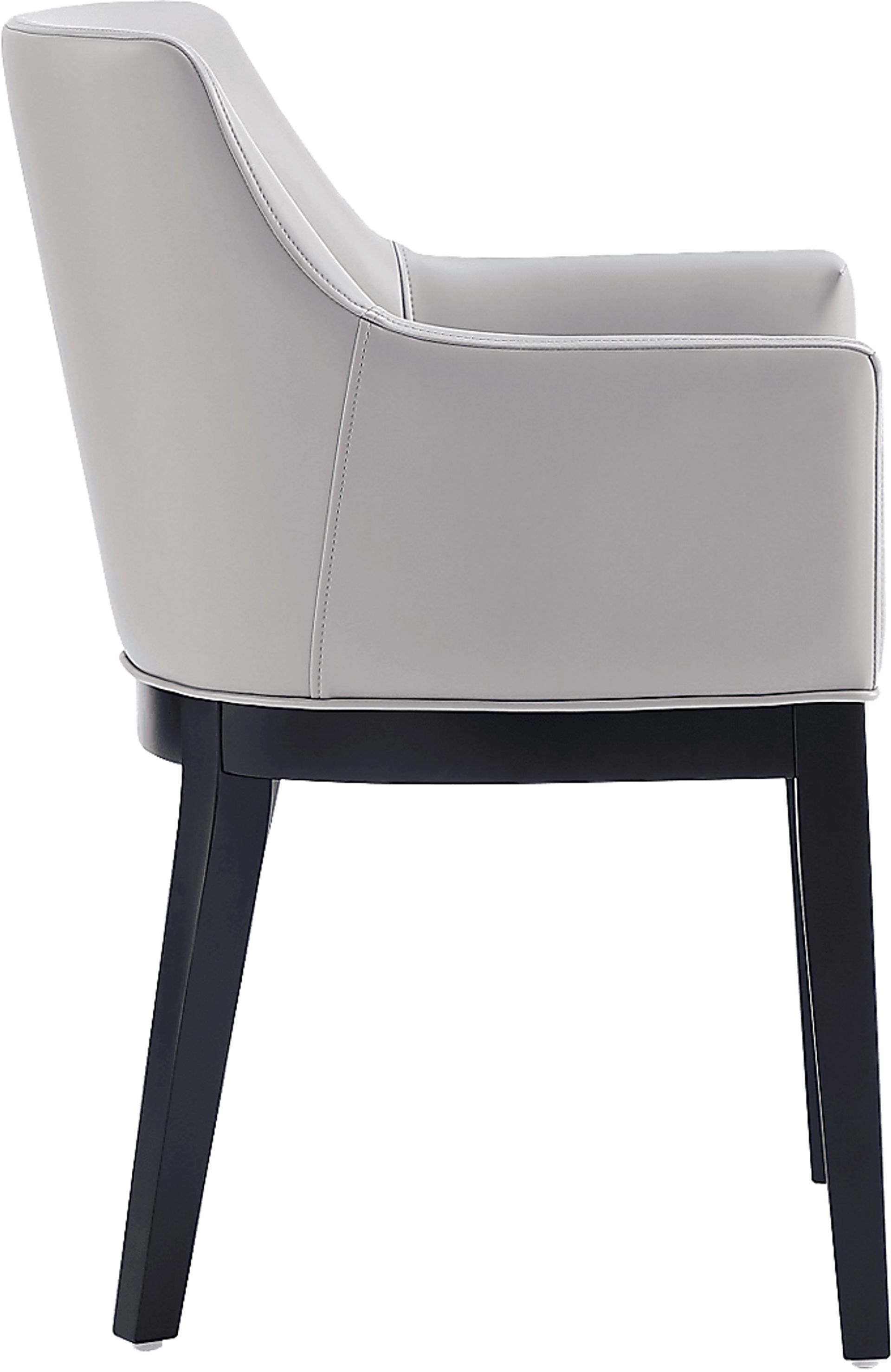 Doescher Light Gray Arm Chair - Image 4