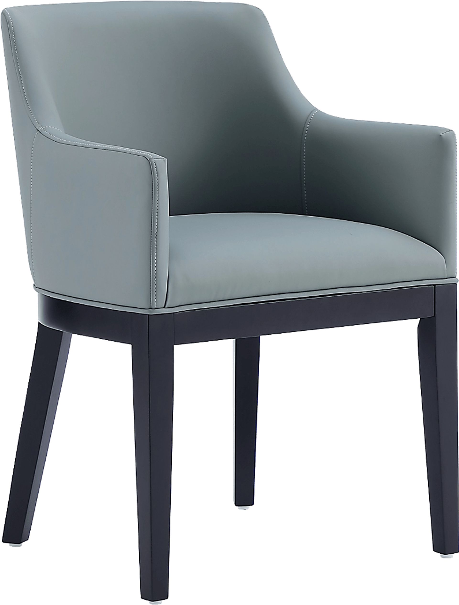 Doescher Pewter Arm Chair - Image 1