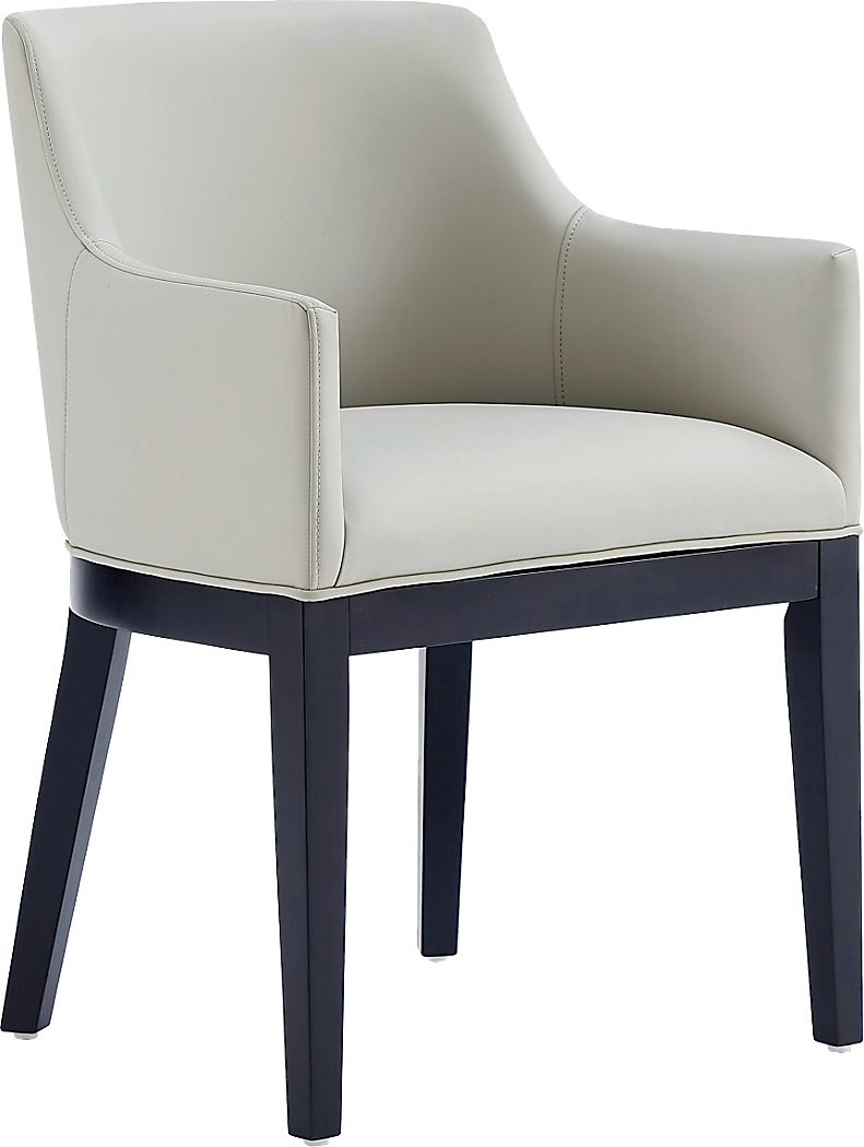 Doescher Stone Gray Arm Chair