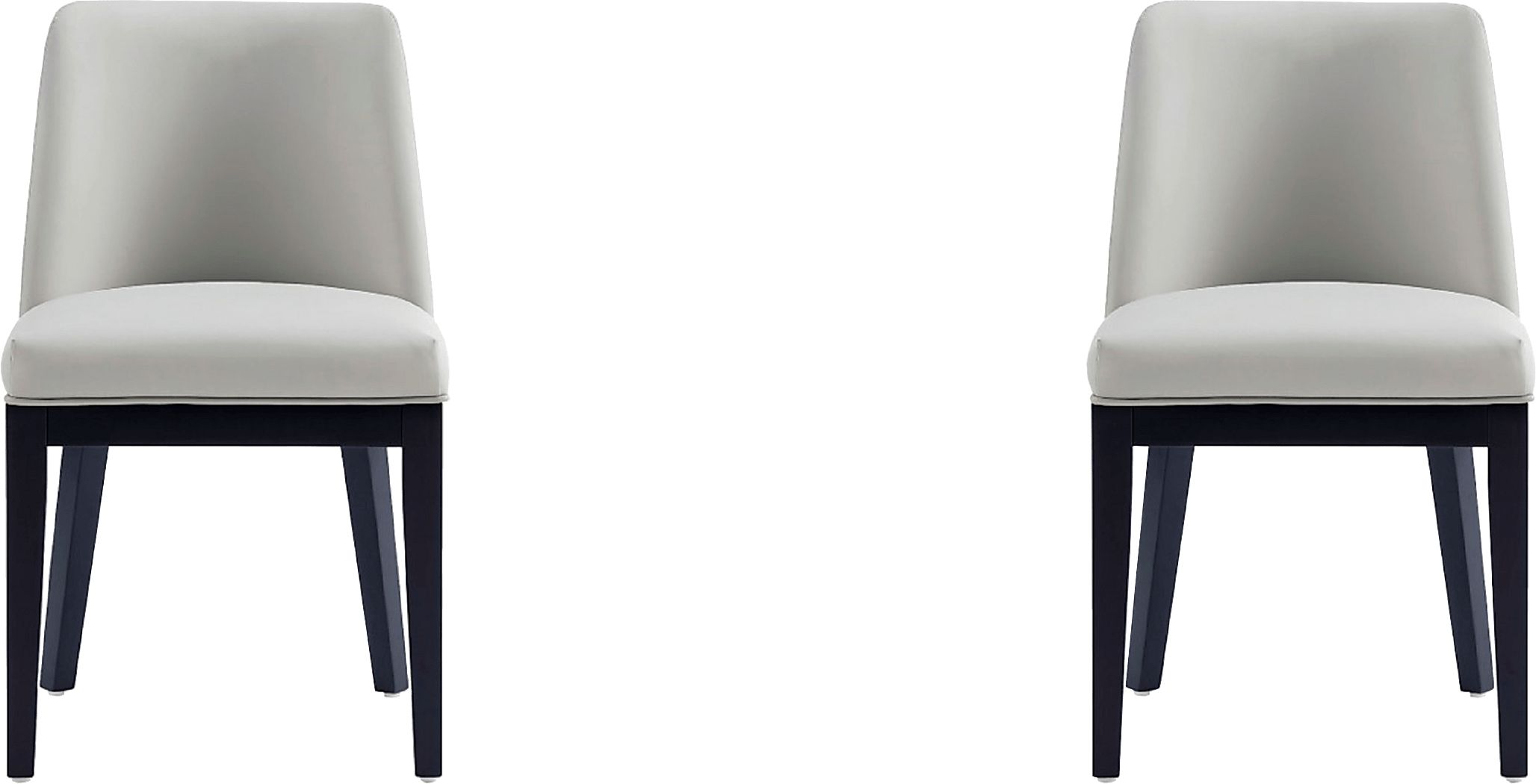 Doescher Stone Gray Dining Chair, Set of 2