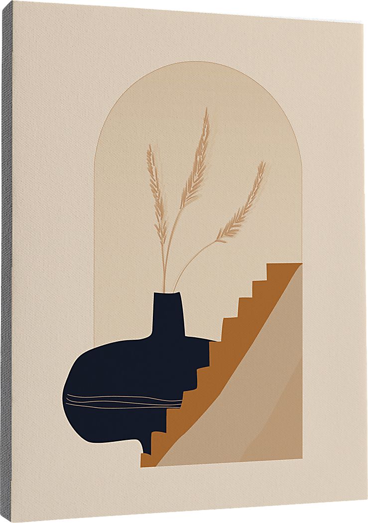 Dogone Cream Canvas Wall Art