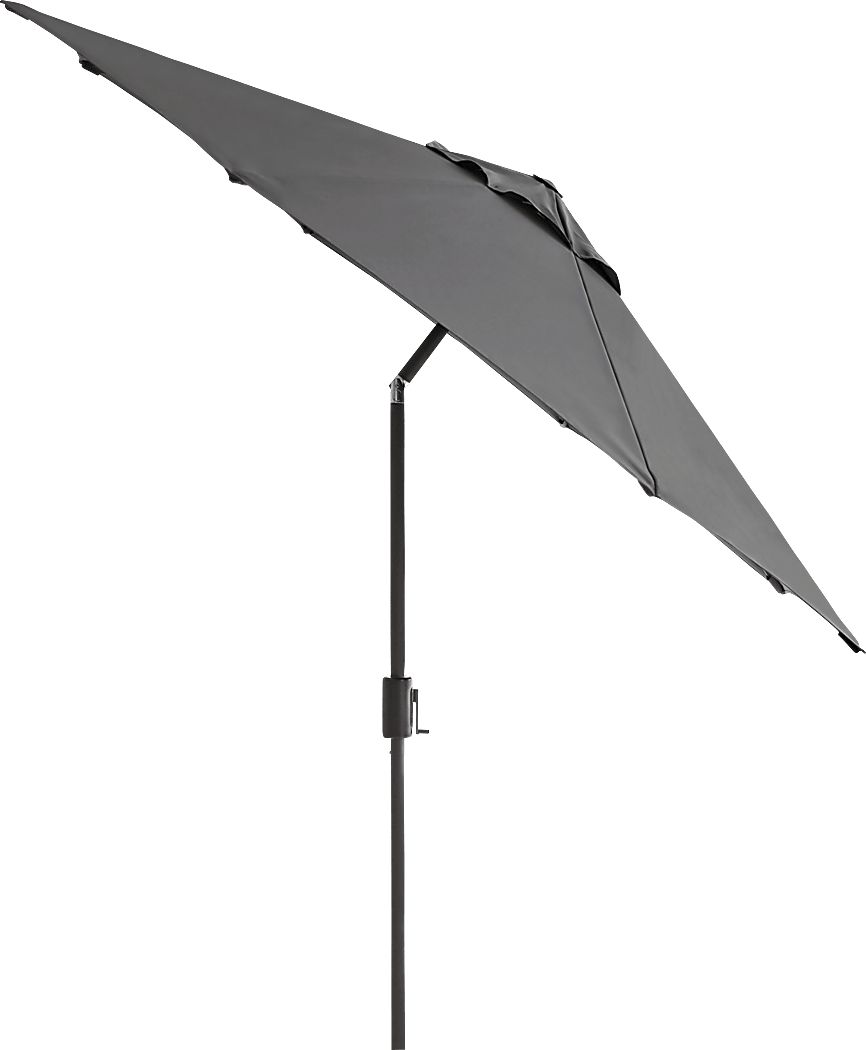 Doheny Point Bronze 9' Octagon Gray Outdoor Umbrella