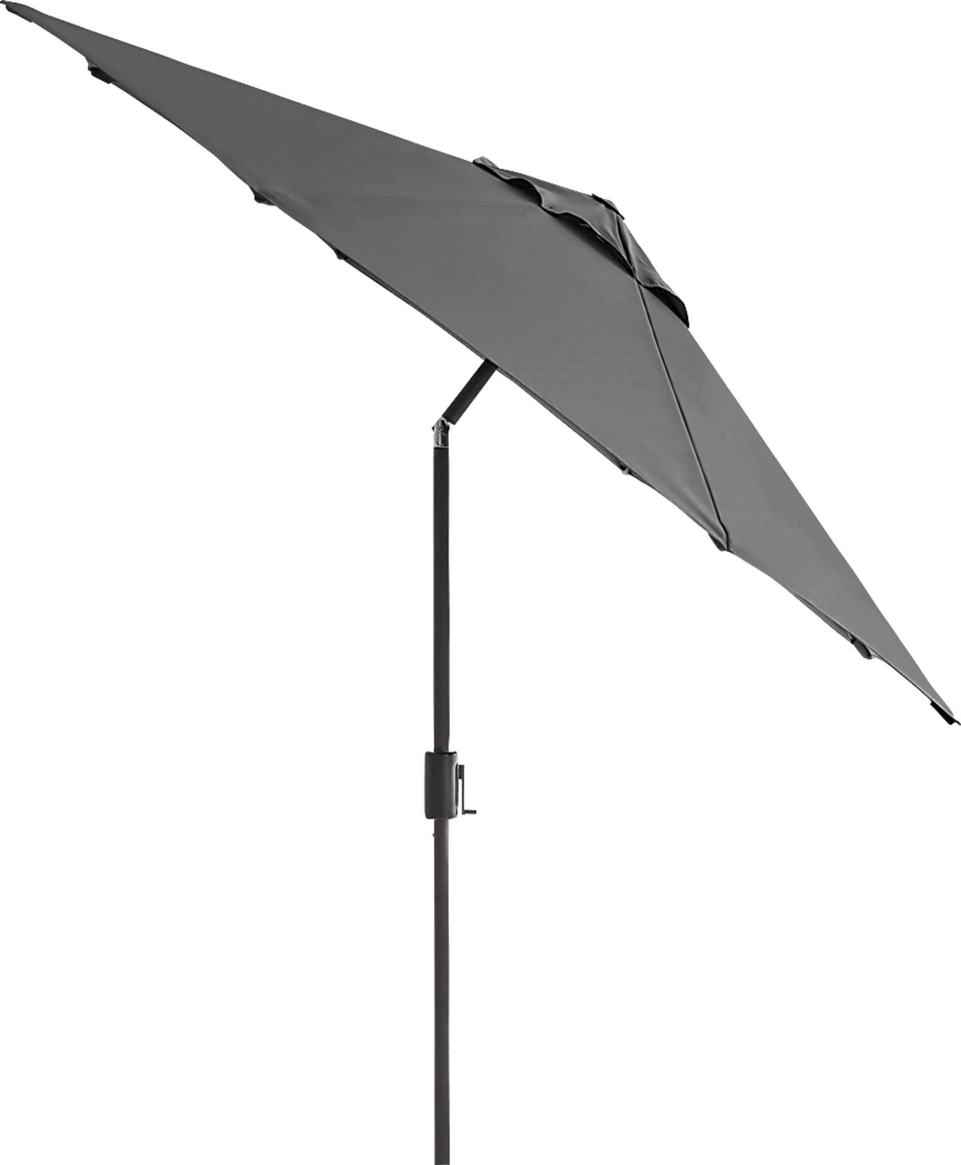 Doheny Point Bronze 9' Octagon Gray Outdoor Umbrella with 80 lb. Base - Image 2
