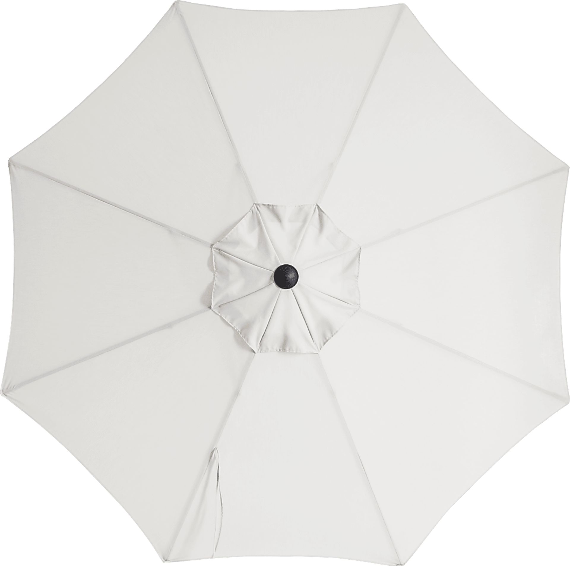 Doheny Point Bronze 9' Octagon Natural Outdoor Umbrella with 50 lb. Base - Image 3