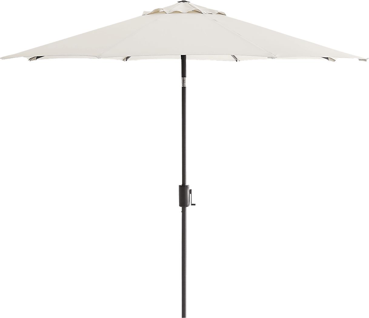 Doheny Point Bronze 9' Octagon Natural Outdoor Umbrella