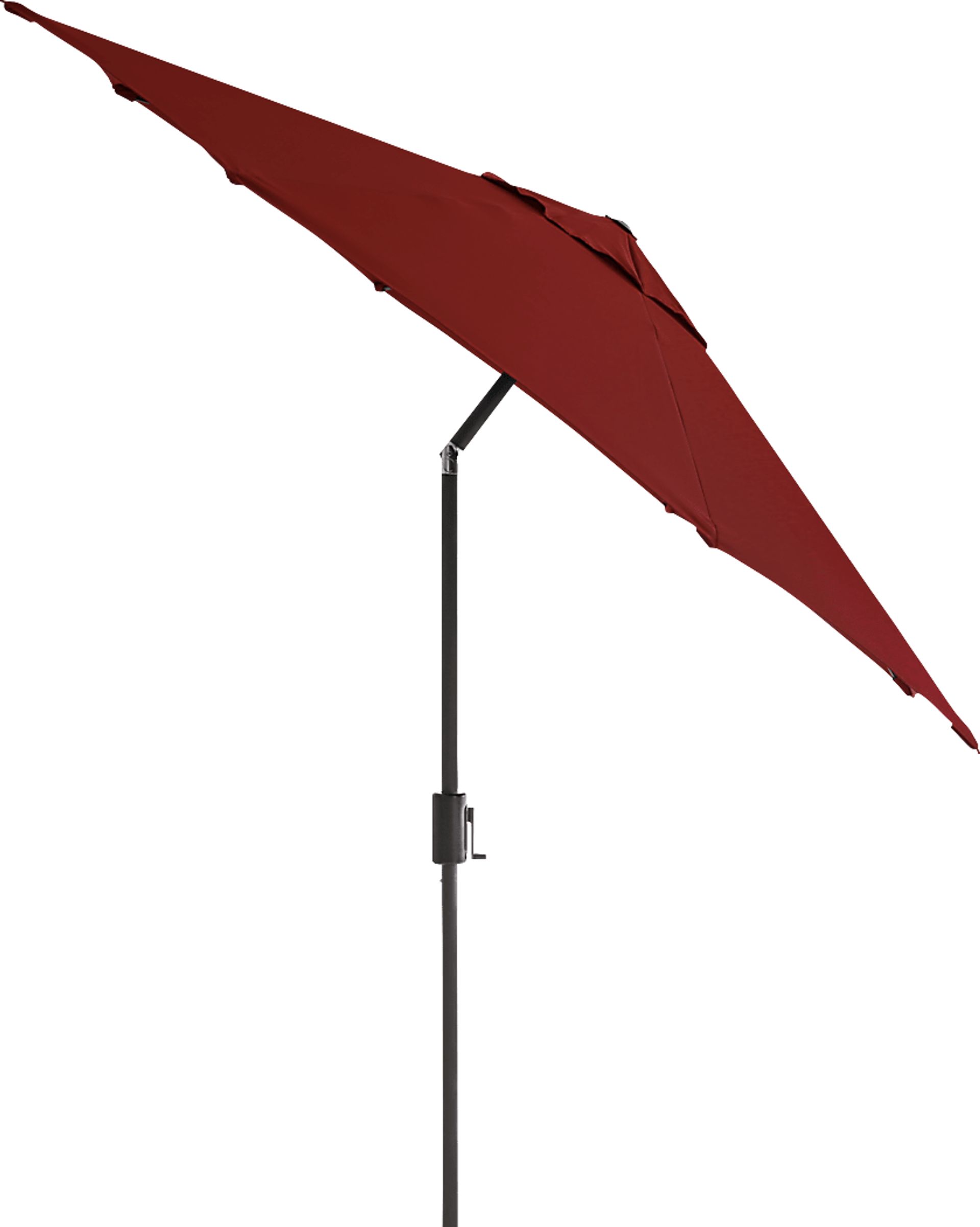 Doheny Point Bronze 9' Octagon Red Outdoor Umbrella - Image 2