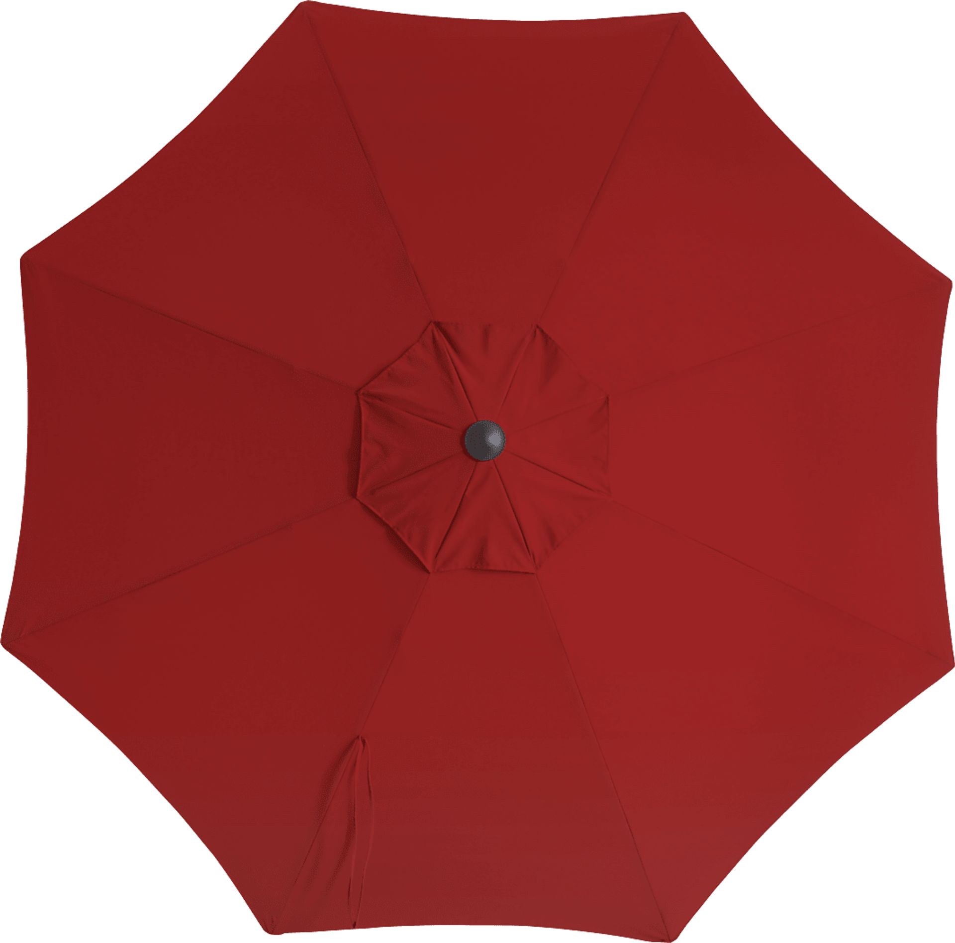Doheny Point Bronze 9' Octagon Red Outdoor Umbrella - Image 3