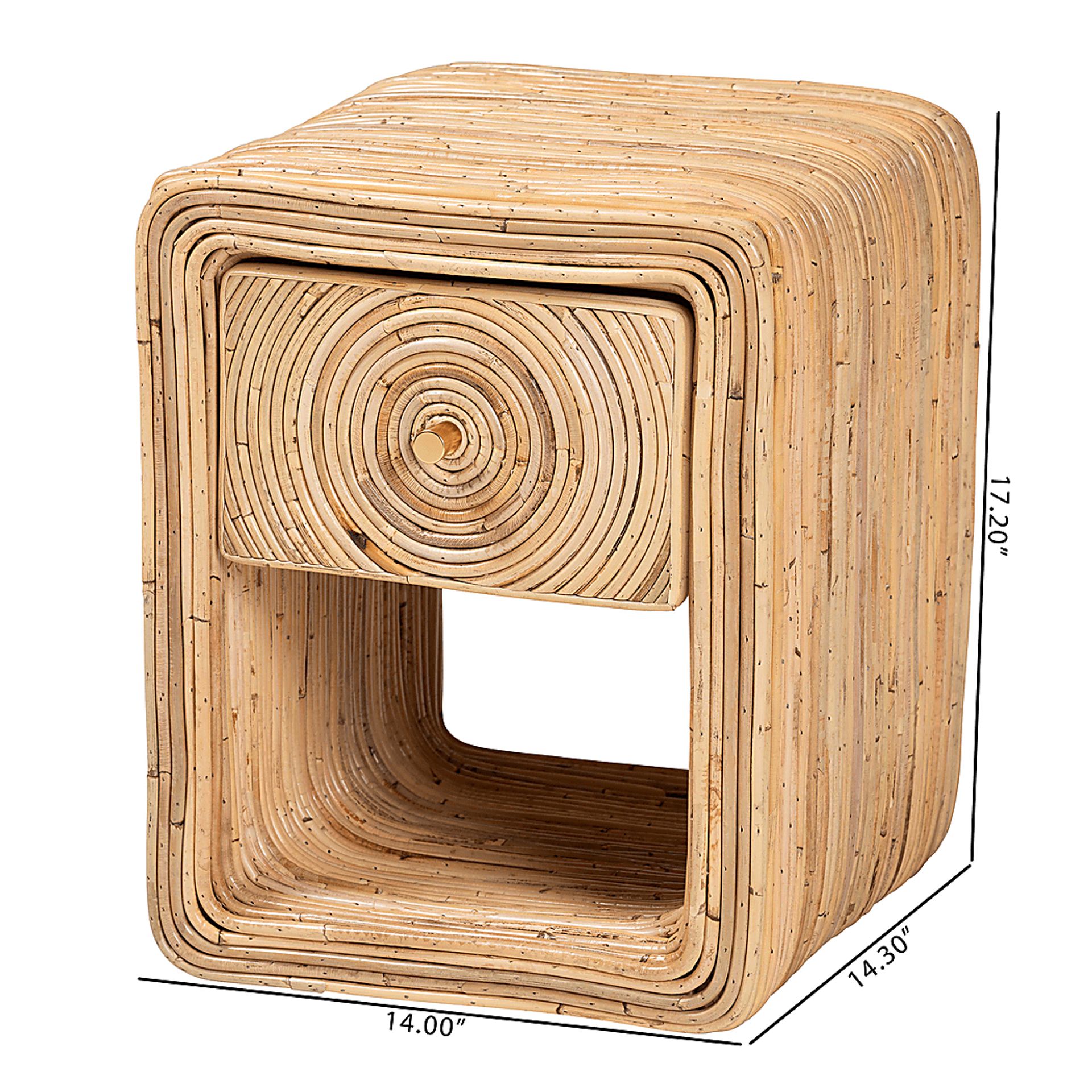 Doisy Brown Nightstand - Image 10