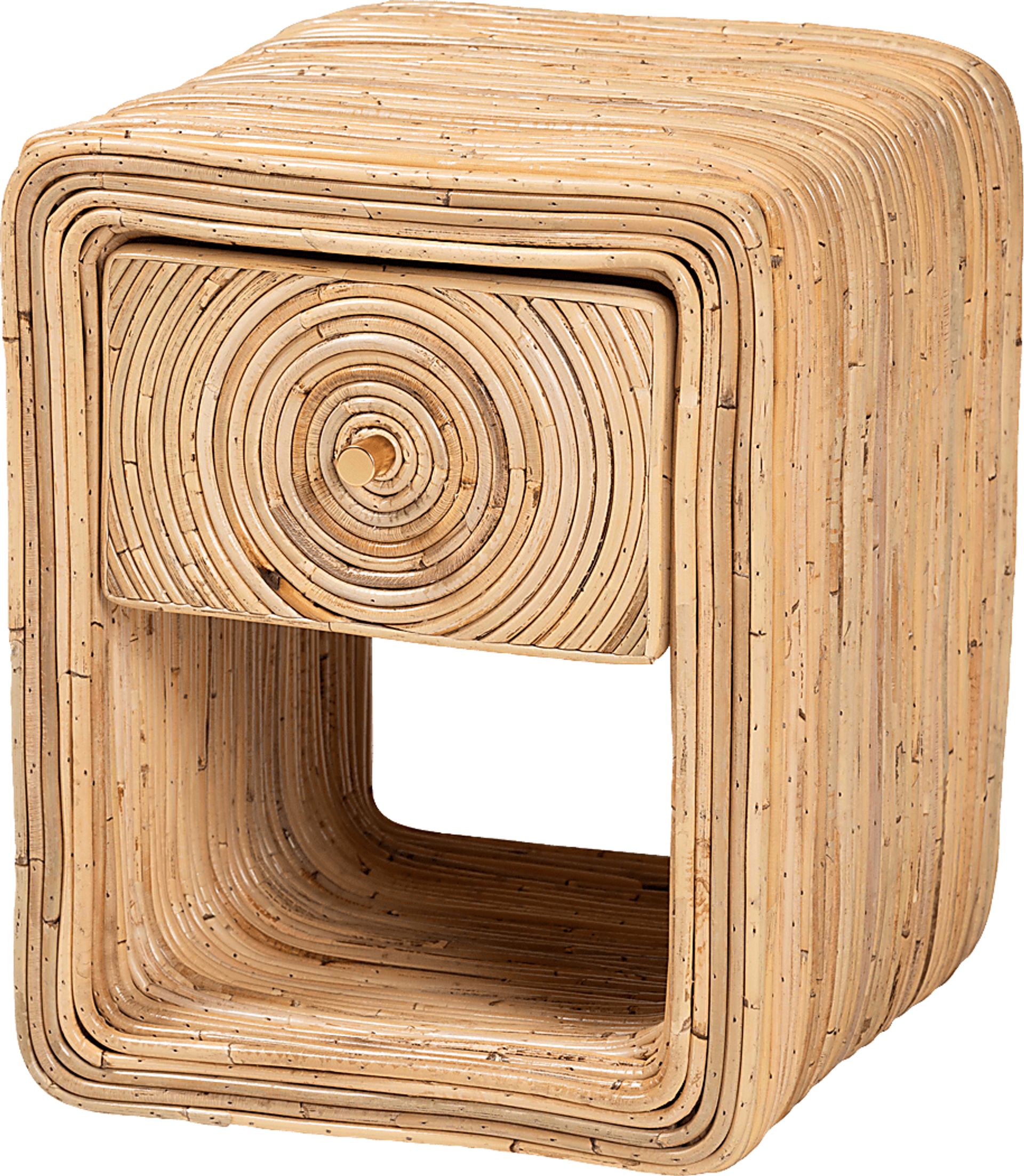 Doisy Brown Nightstand - Image 1
