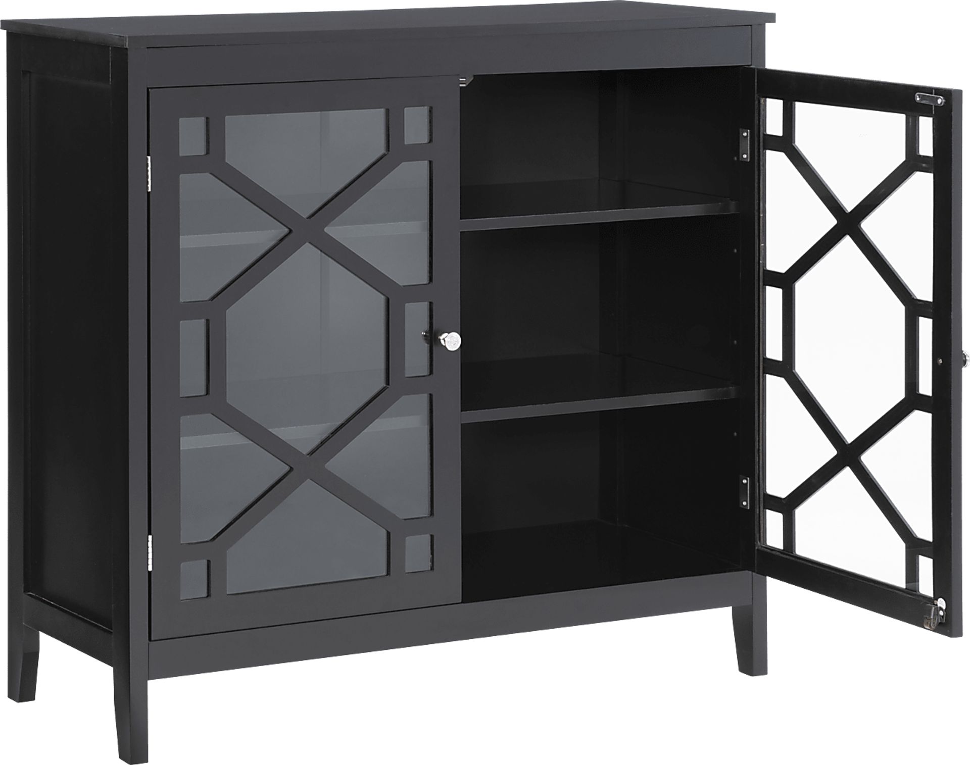 Dokuru Black Accent Cabinet - Image 15