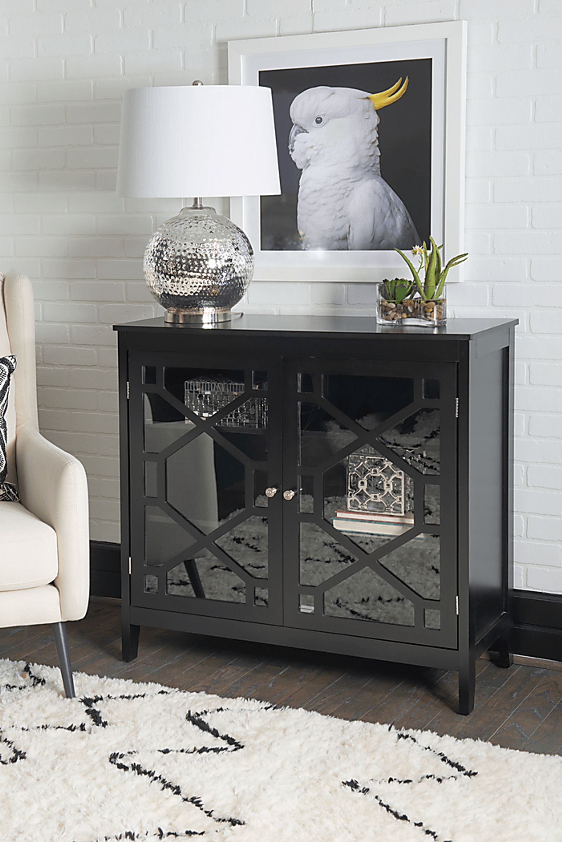 Dokuru Black Accent Cabinet - Image 5