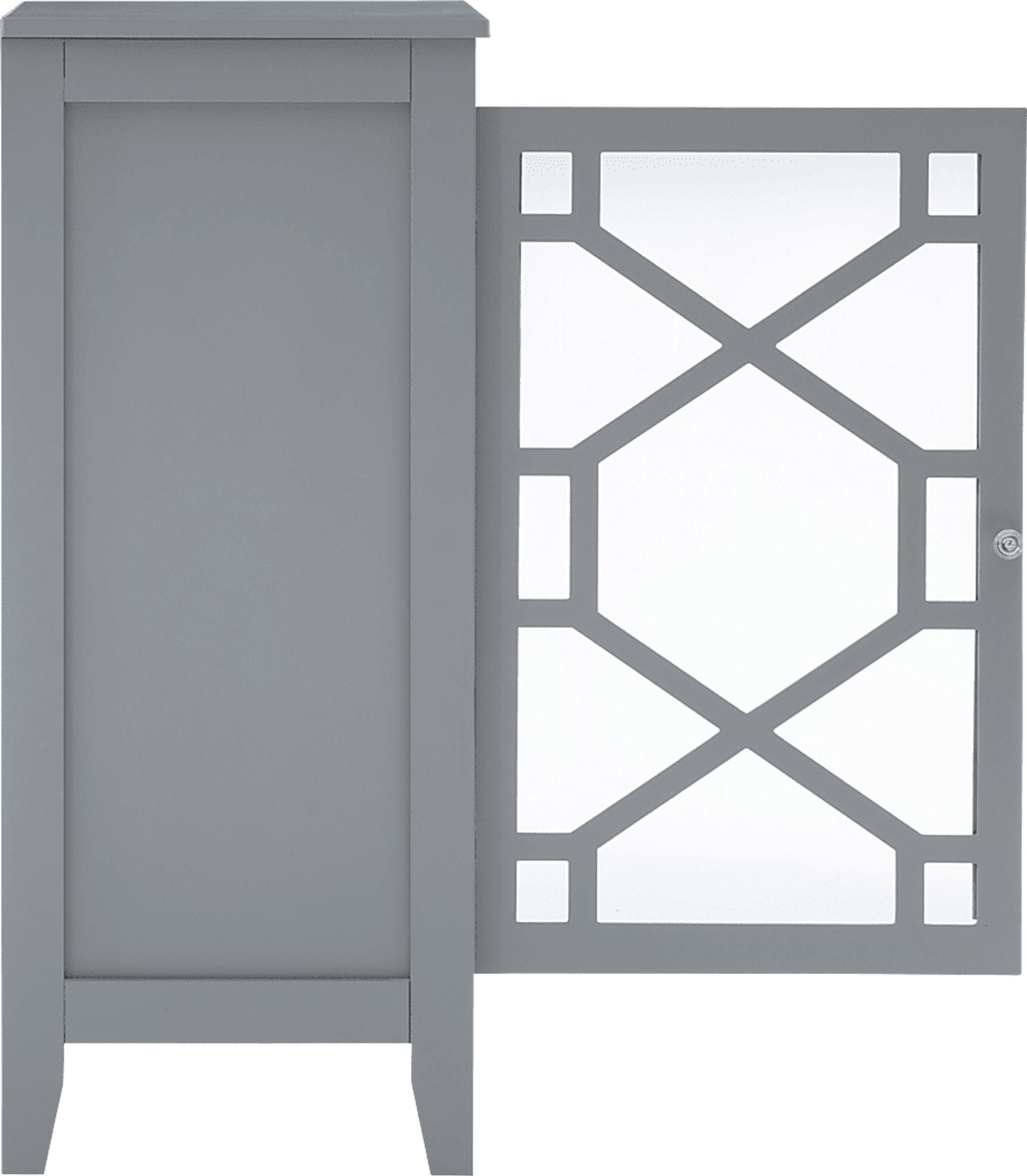 Dokuru Gray Accent Cabinet, Small - Image 12