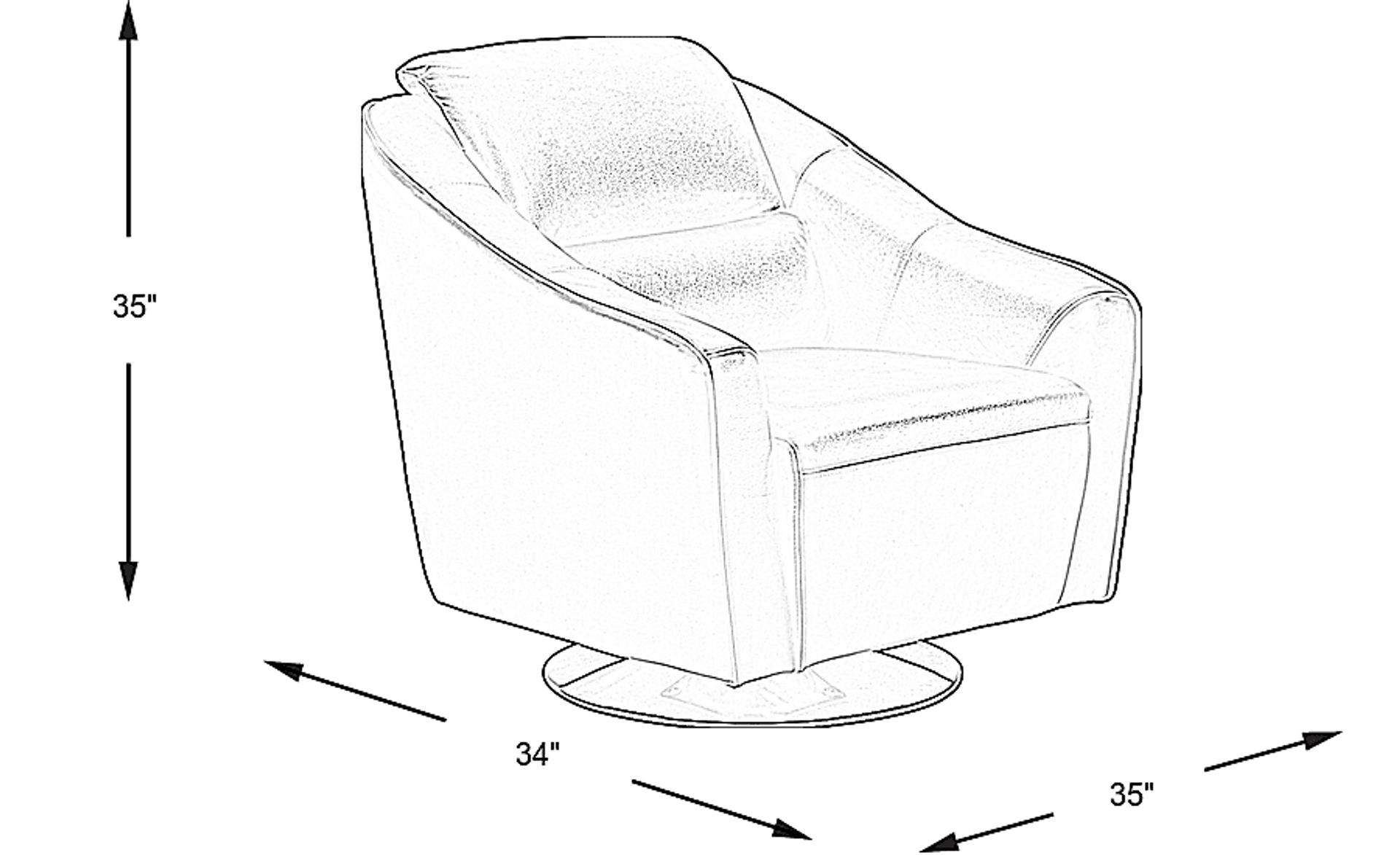 Dimension Image. Please refer to the Dimension Tab on this page for dimension details.