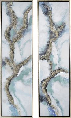 Dolcetto Blue Artwork, Set of 2