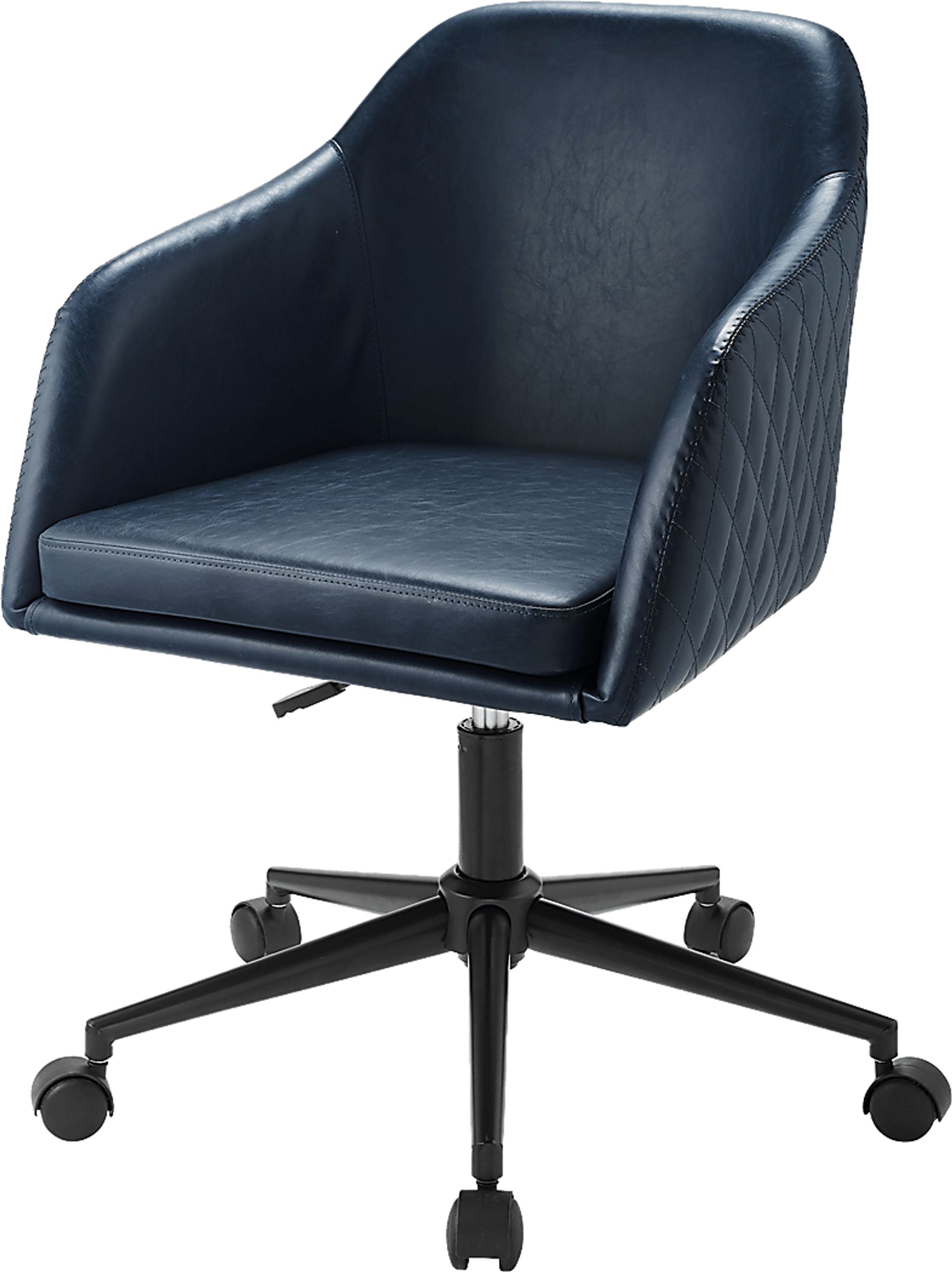 Dolfield Navy Desk Chair - Image 3