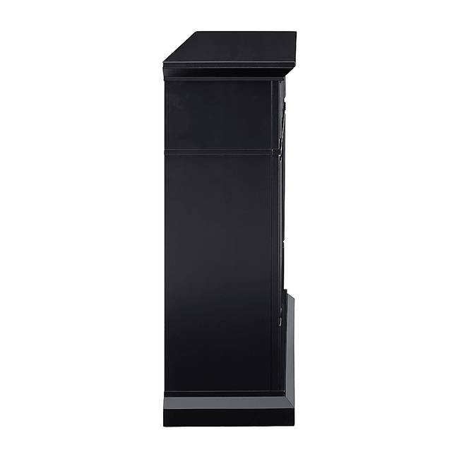 Doliver III Black 45 in. Console With Smart Electric Fireplace - Thumbnail - Image 4