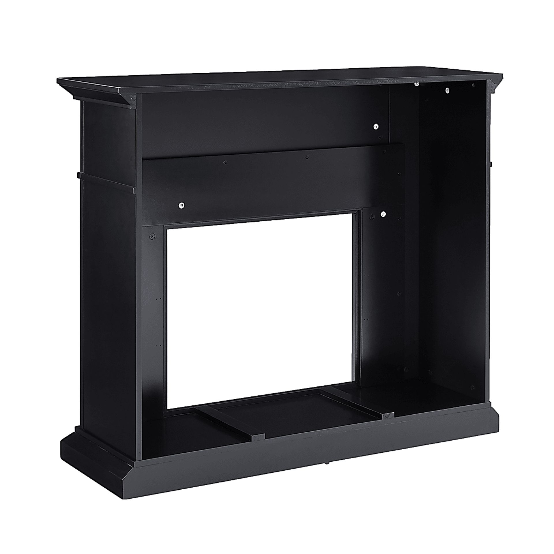 Doliver III Black 45 in. Console With Smart Electric Fireplace - Image 5