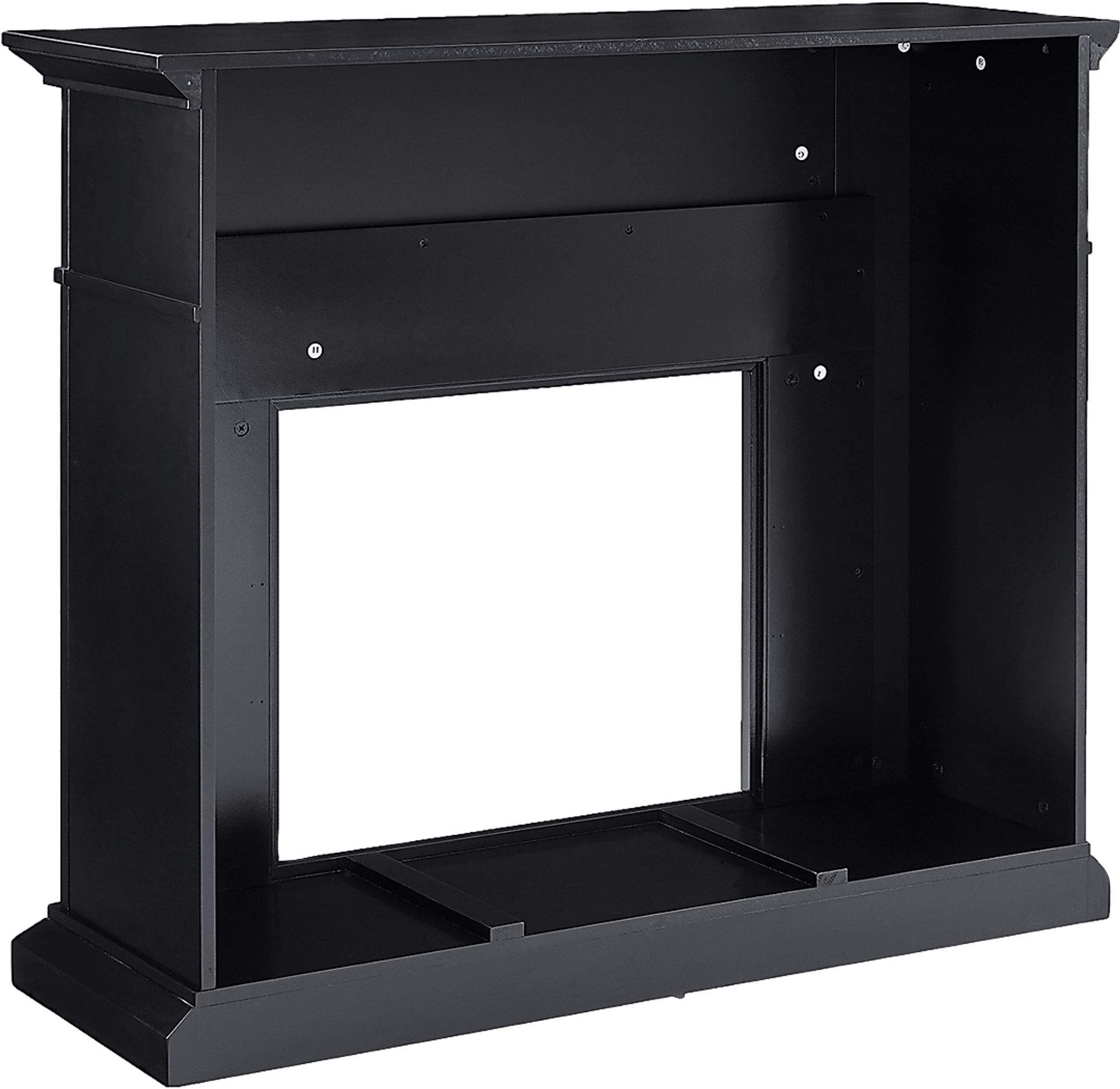 Doliver IV Black 45 in. Console, With Touch Panel Electric Fireplace - Image 2