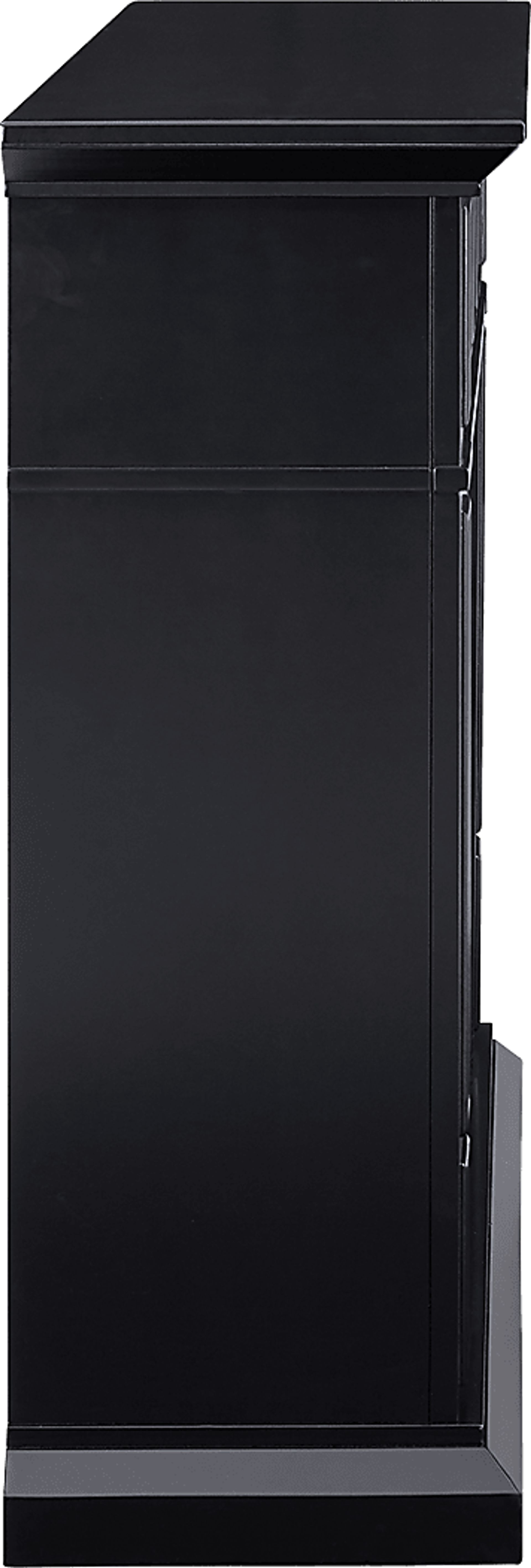 Doliver IV Black 45 in. Console, With Touch Panel Electric Fireplace - Image 4
