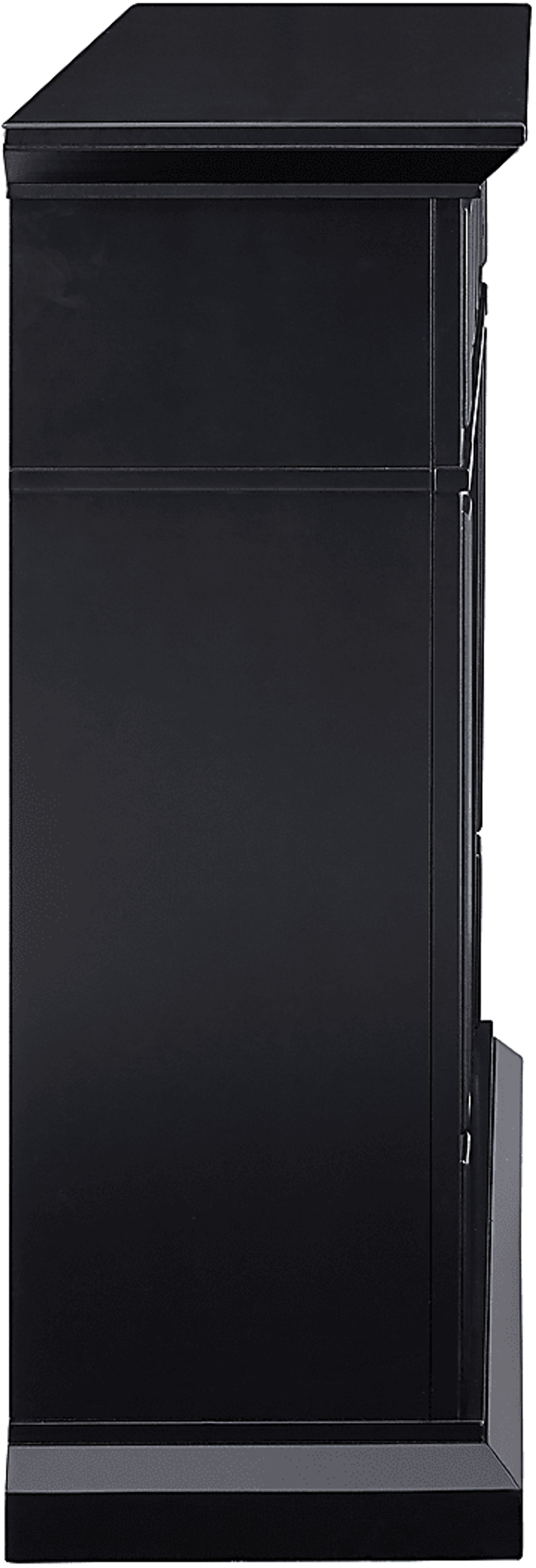 Doliver V Black 46 in. Console with Electric Fireplace - Image 5