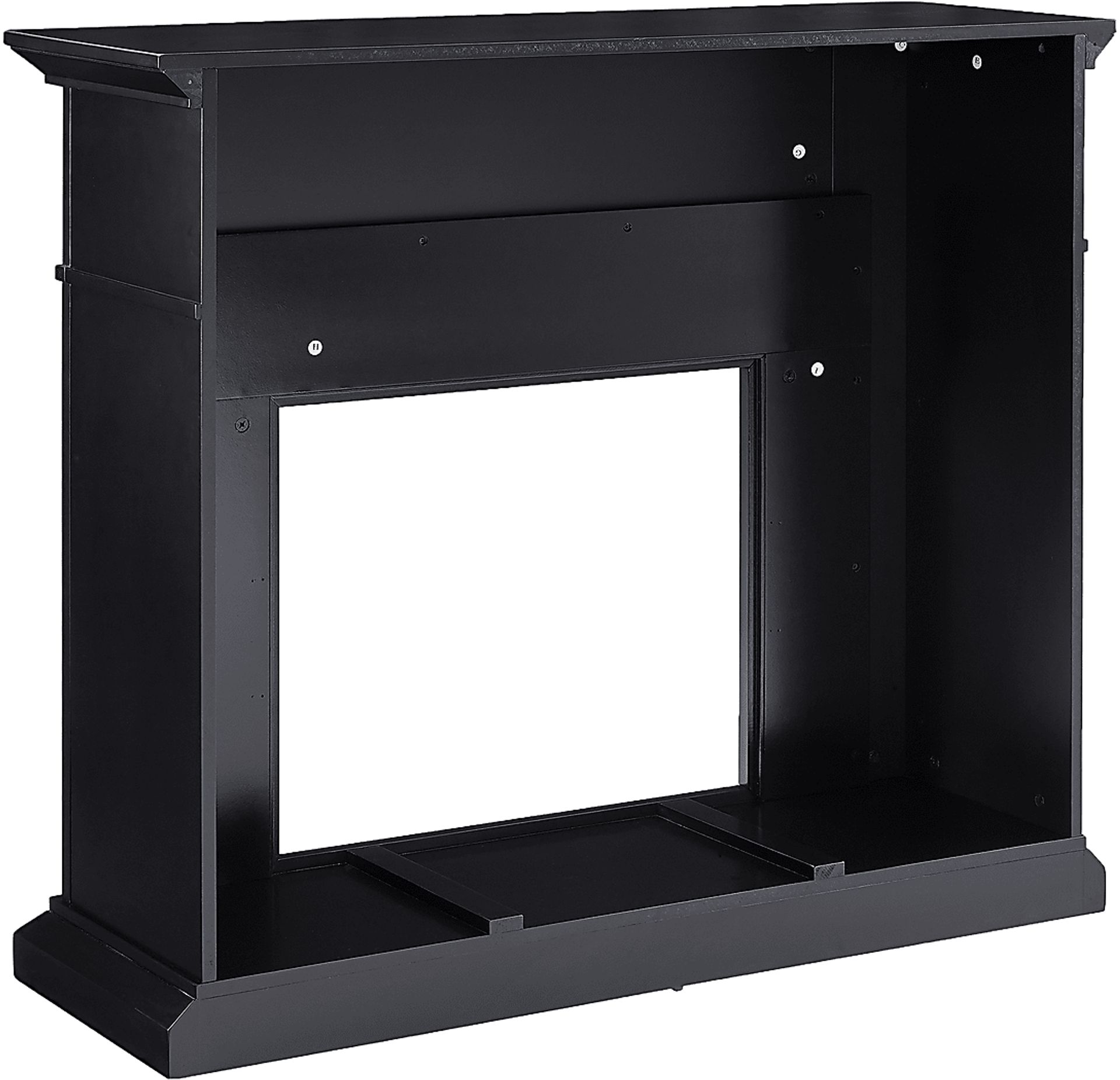 Doliver V Black 46 in. Console with Electric Fireplace - Image 7