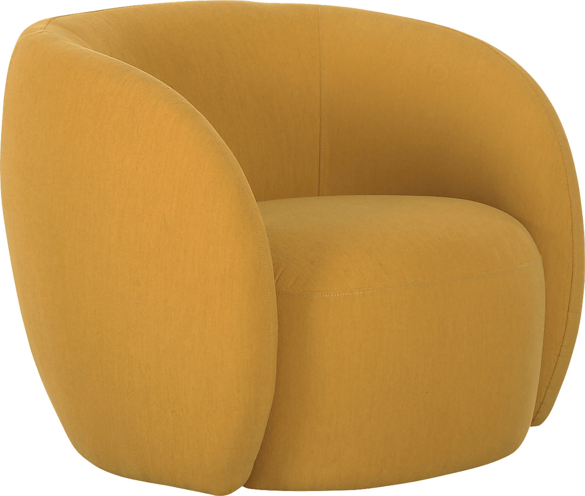 Dollava Yellow Accent Chair - Image 6
