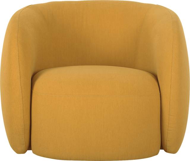 Dollava Yellow Accent Chair - Thumbnail - Image 1