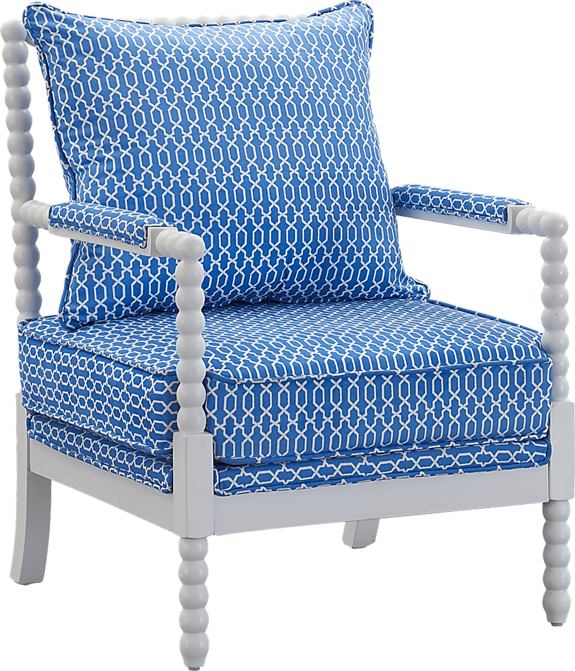 Dollison Blue Accent Chair - Image 1