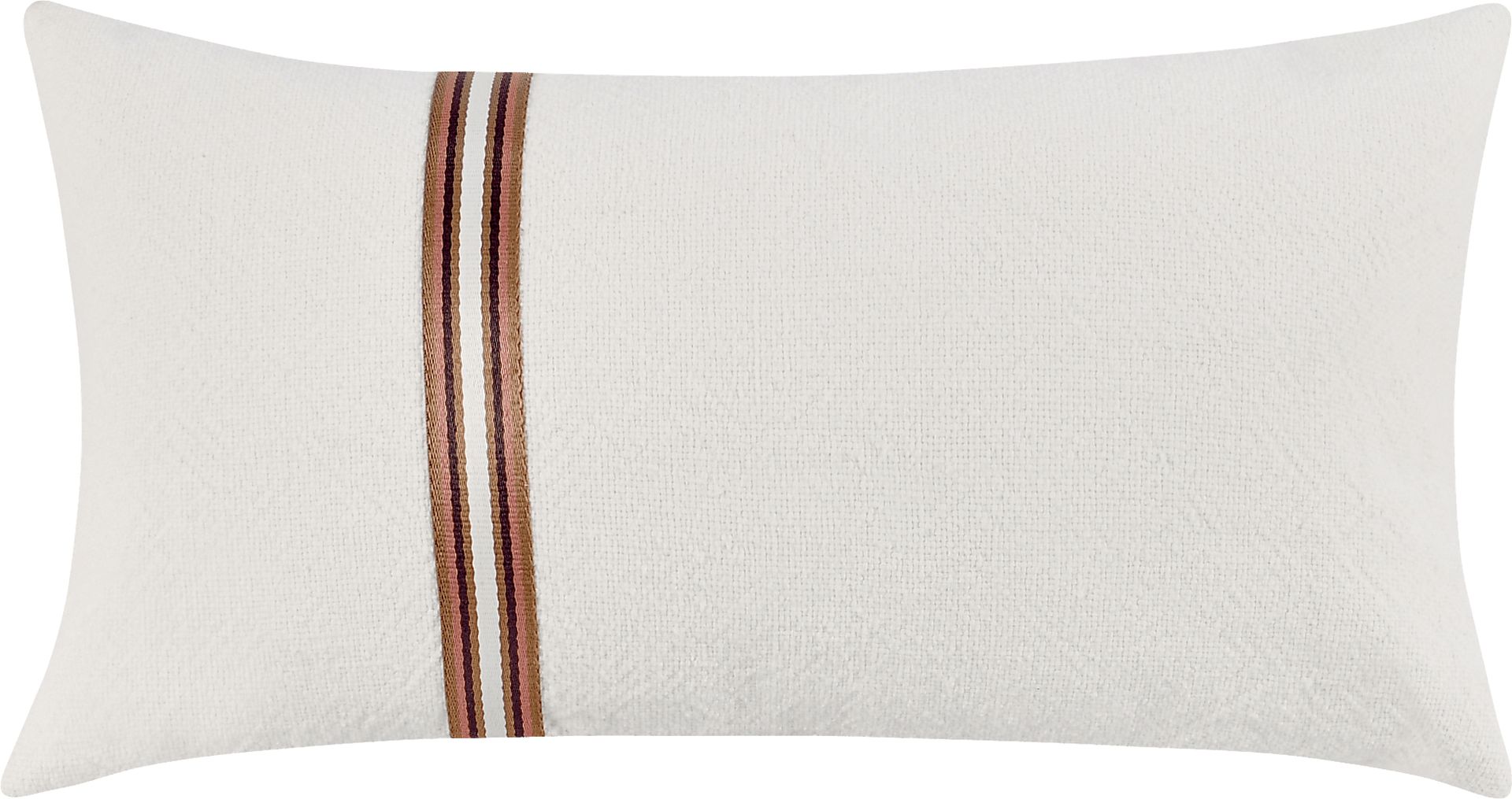 Dolloway Ivory Lumbar Pillow - Image 1
