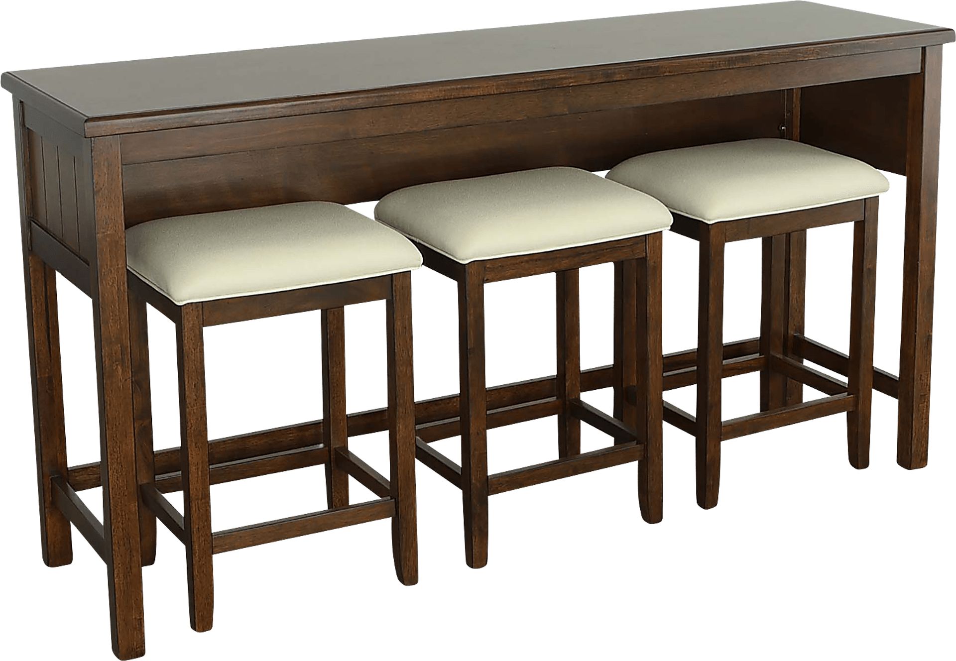 Dollyben Brown Counter Height Table with 3 Stools - Image 1