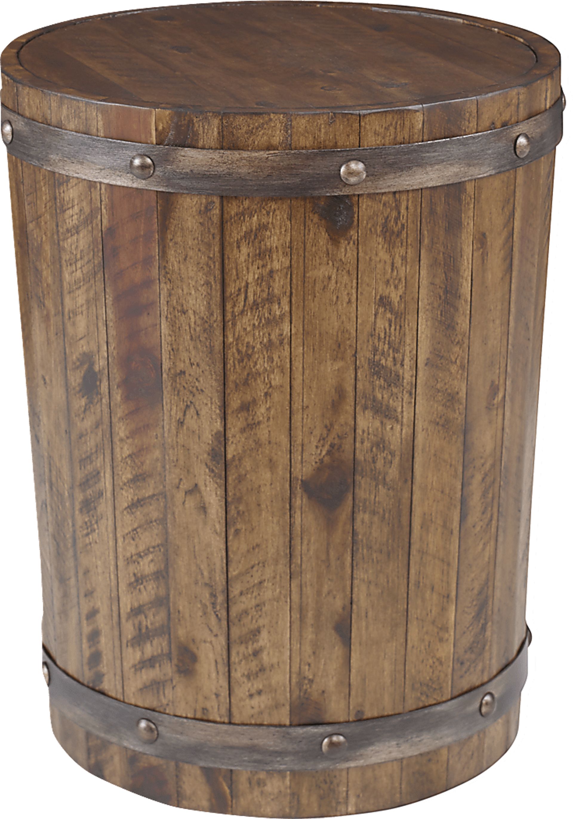 Dolmane Brown Side Table - Image 1