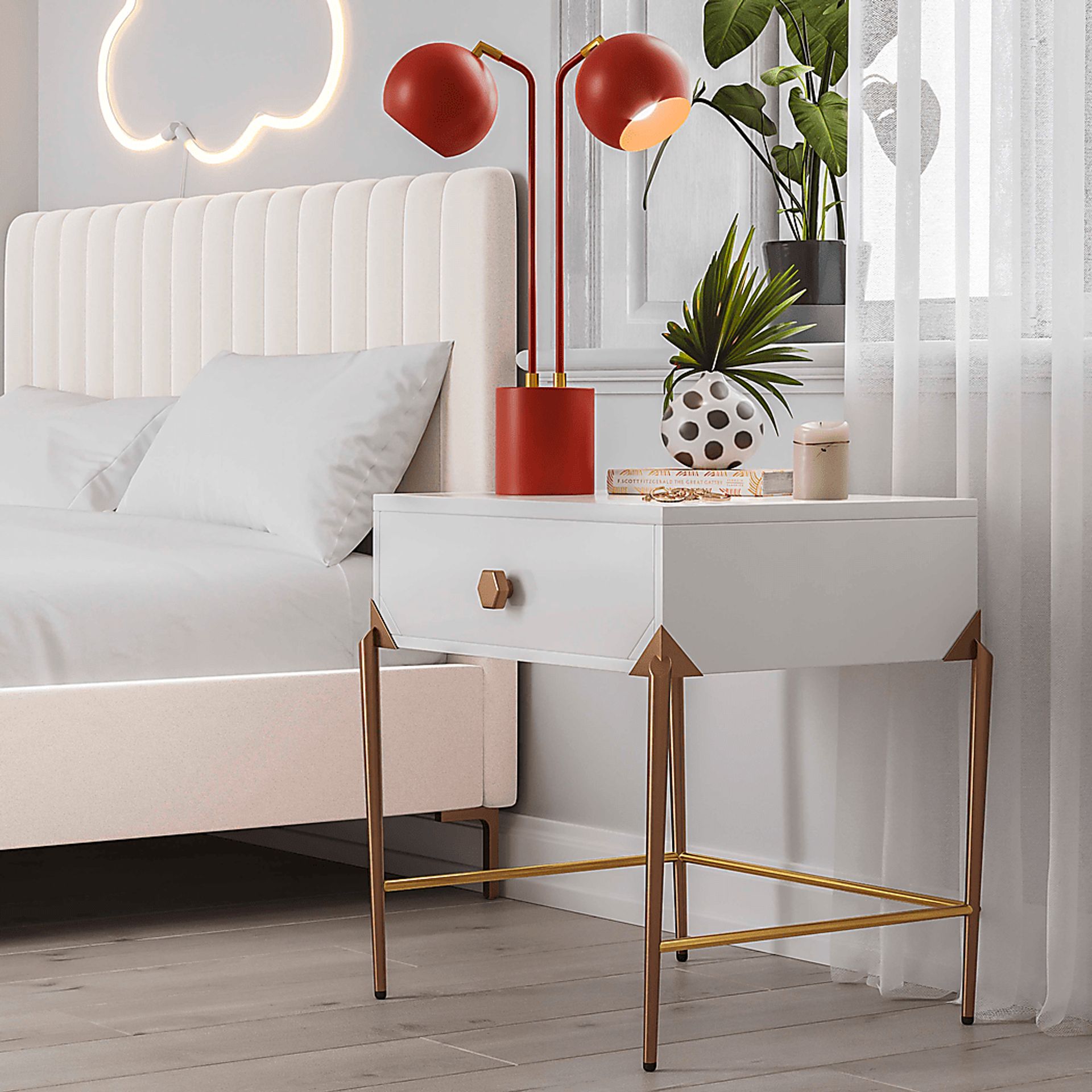 Doloba Red Table Lamp - Image 7