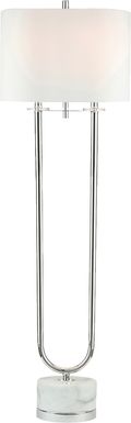 Dolonita Shade Silver Floor Lamp