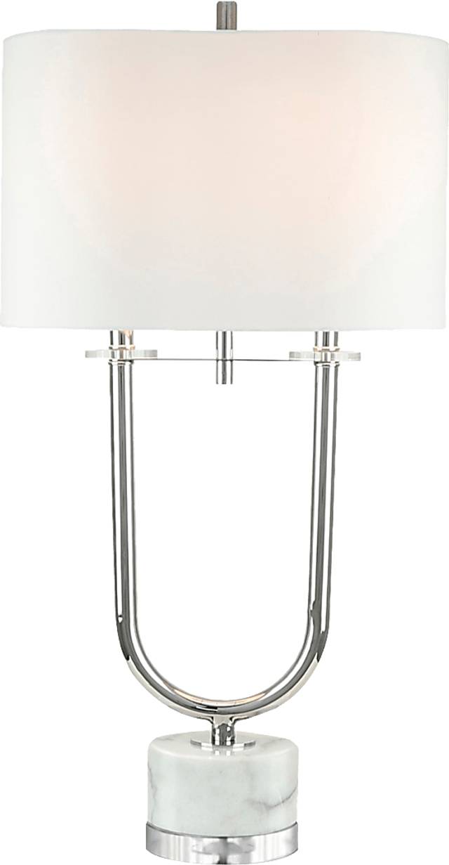 Dolonita Shade Silver Table Lamp - Thumbnail - Image 1