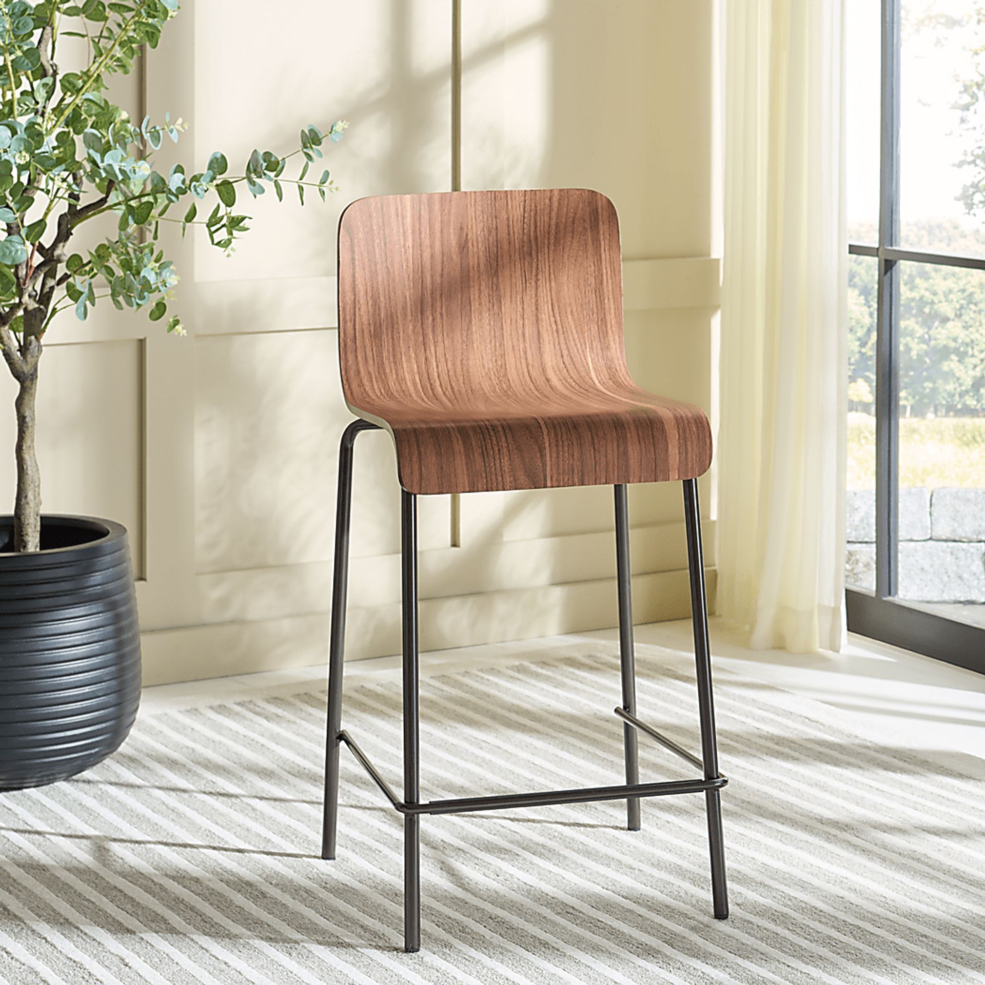 Dolry Brown Bar Stool - Image 3