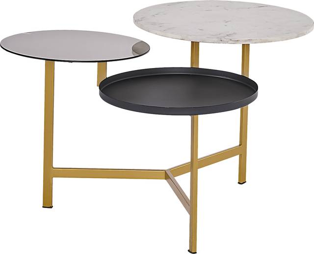 Dolunay Gray Cocktail Table - Thumbnail - Image 2
