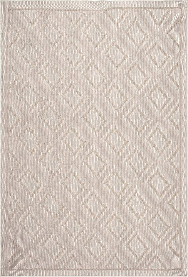 Dolure Beige 6'6 x 9' Indoor/Outdoor Rug - Thumbnail - Image 1