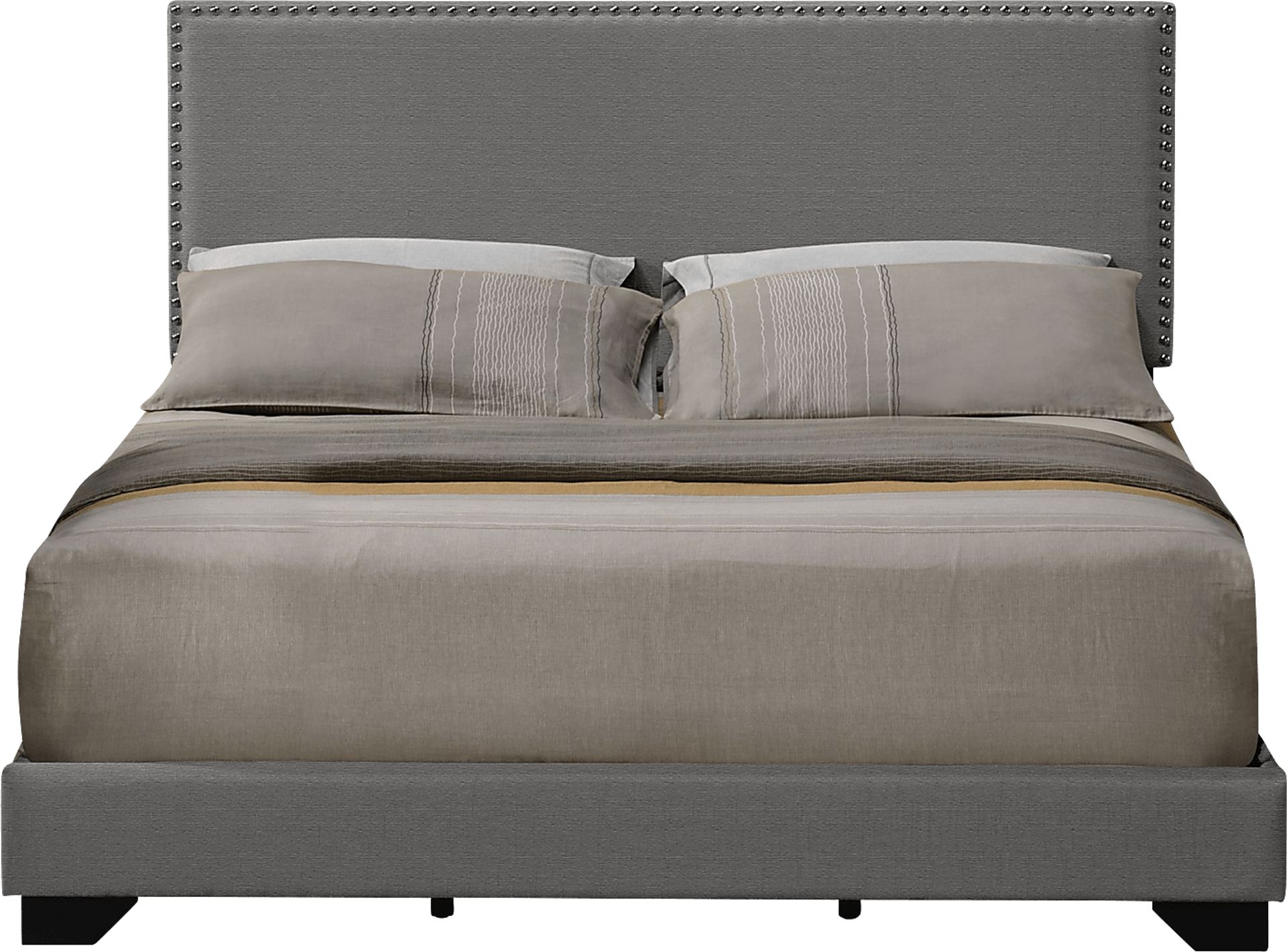 Domangue Light Gray Queen Bed - Image 3