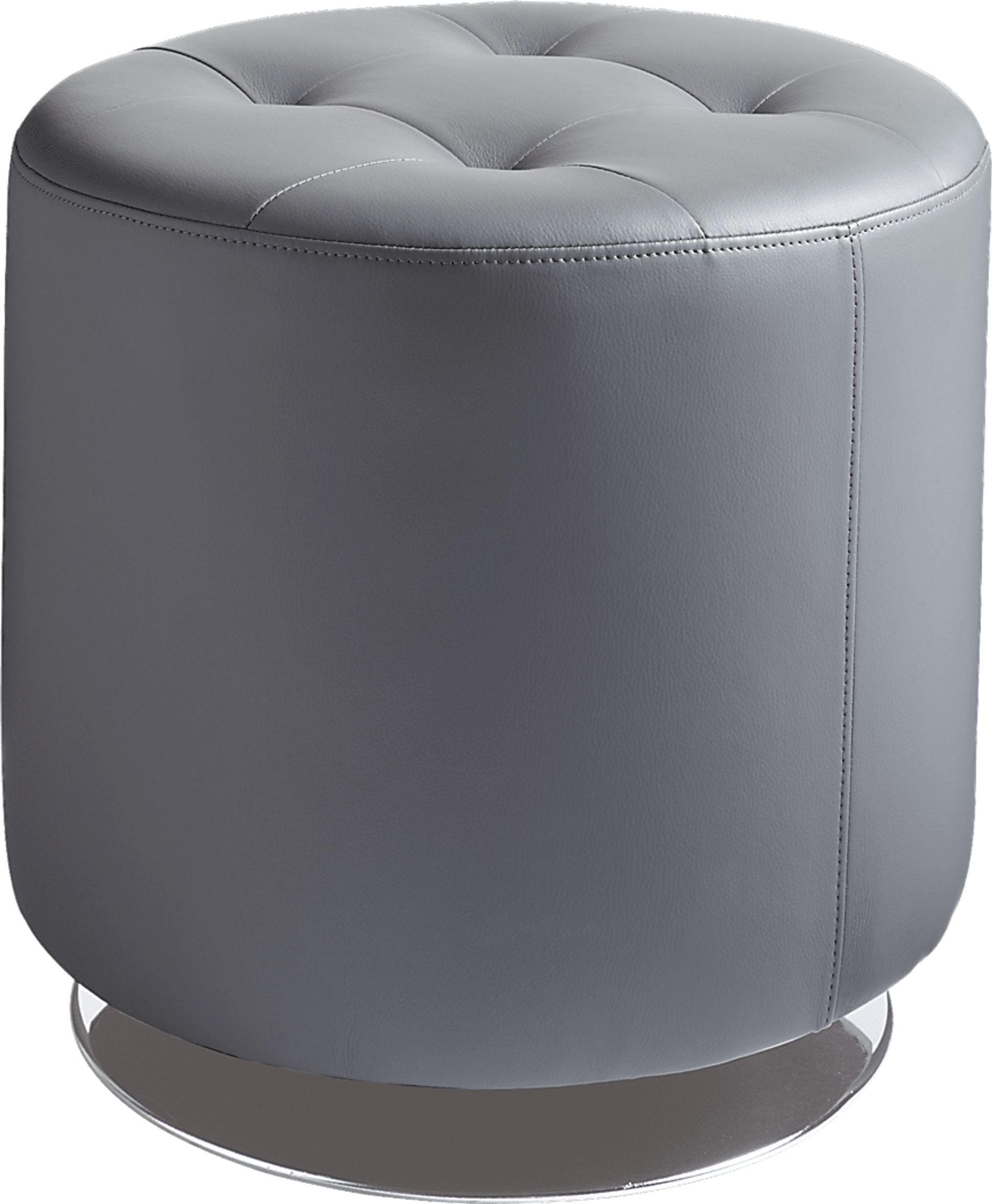 Domani Graphite Small Ottoman - Image 1