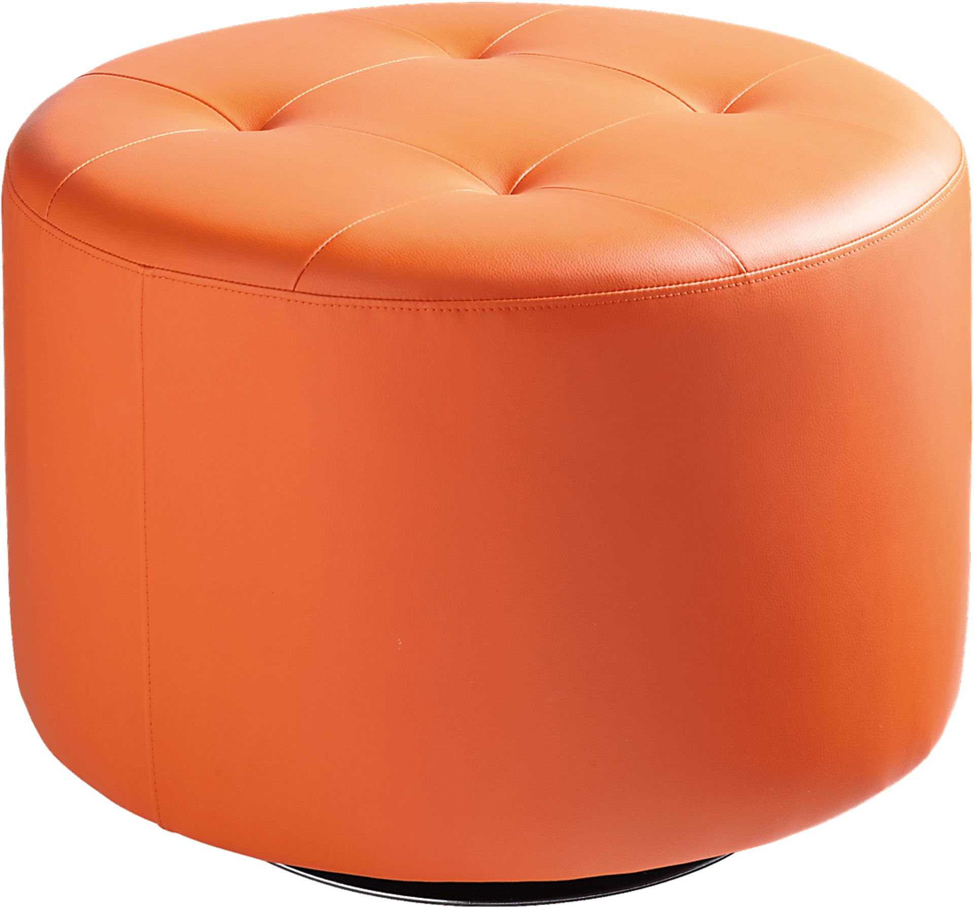 Domani Orange Large Ottoman - Image 1