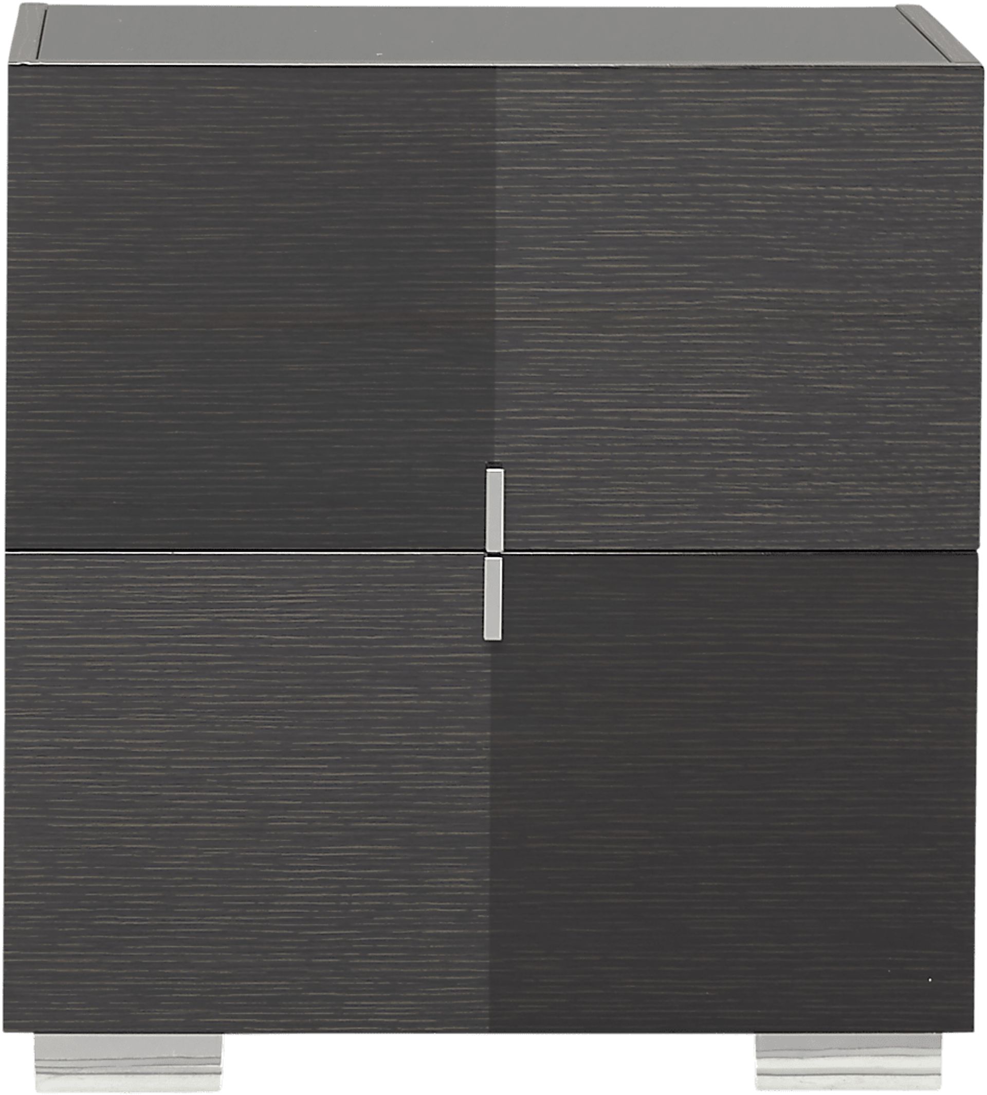 Dominique Black Nightstand - Image 1